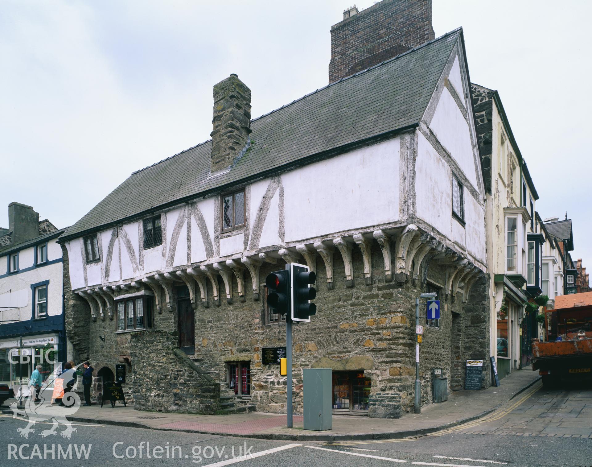 Colour transparency showing view of Aberconwy House