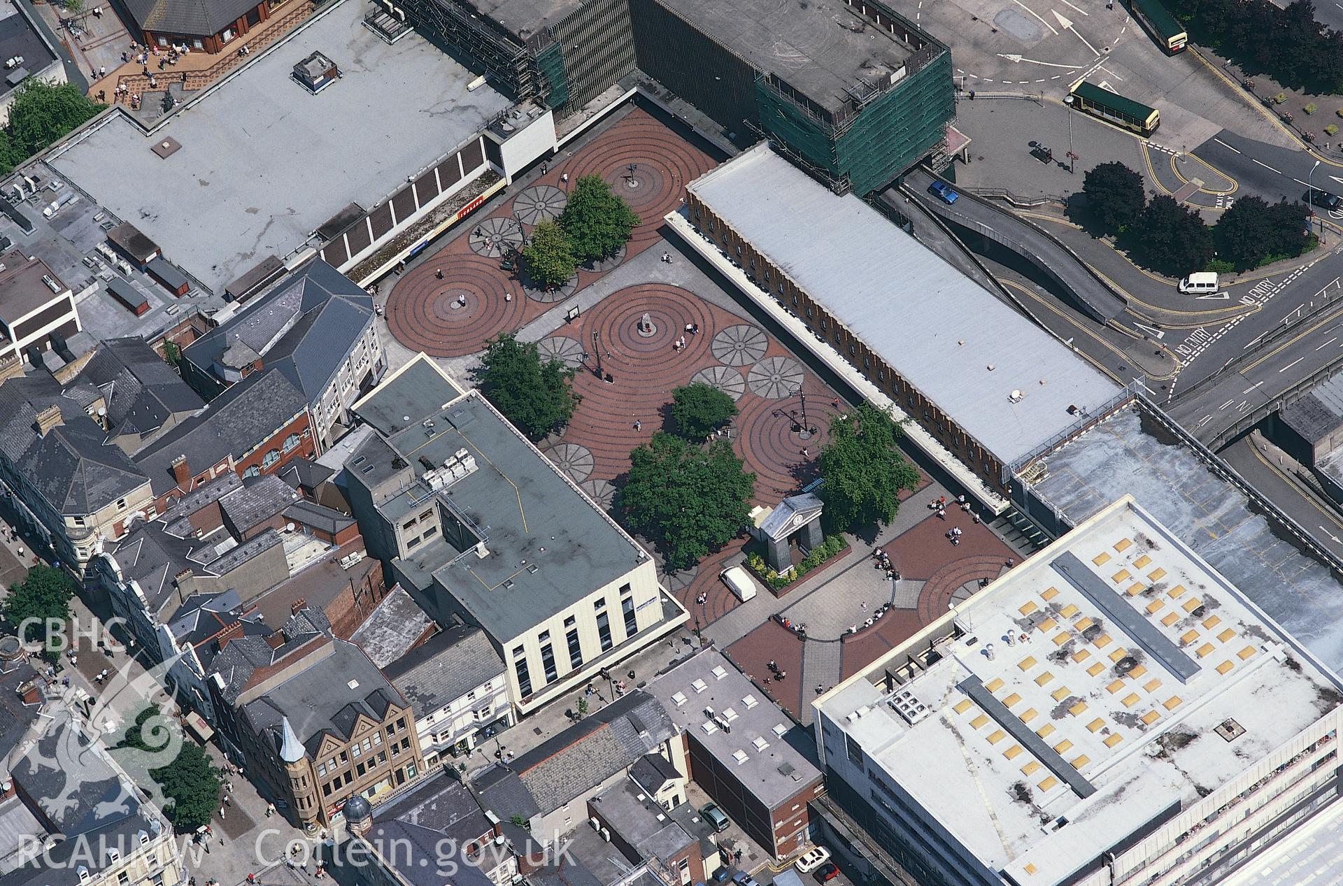 RCAHMW colour oblique aerial photograph of Newport taken on 24/06/2003 by Toby Driver