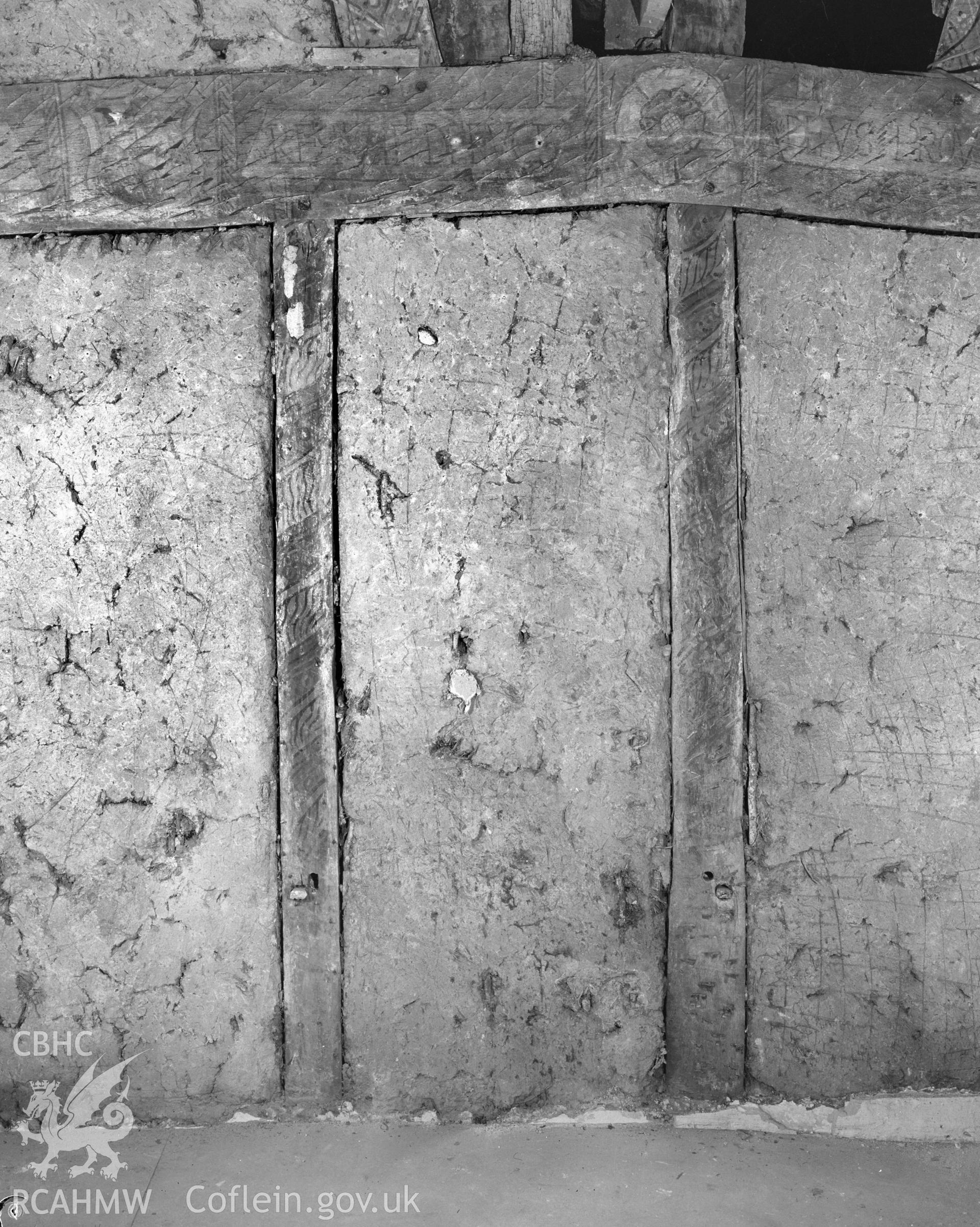 Black and white acetate negative showing interior view of George and Dragon Inn, Beaumaris.