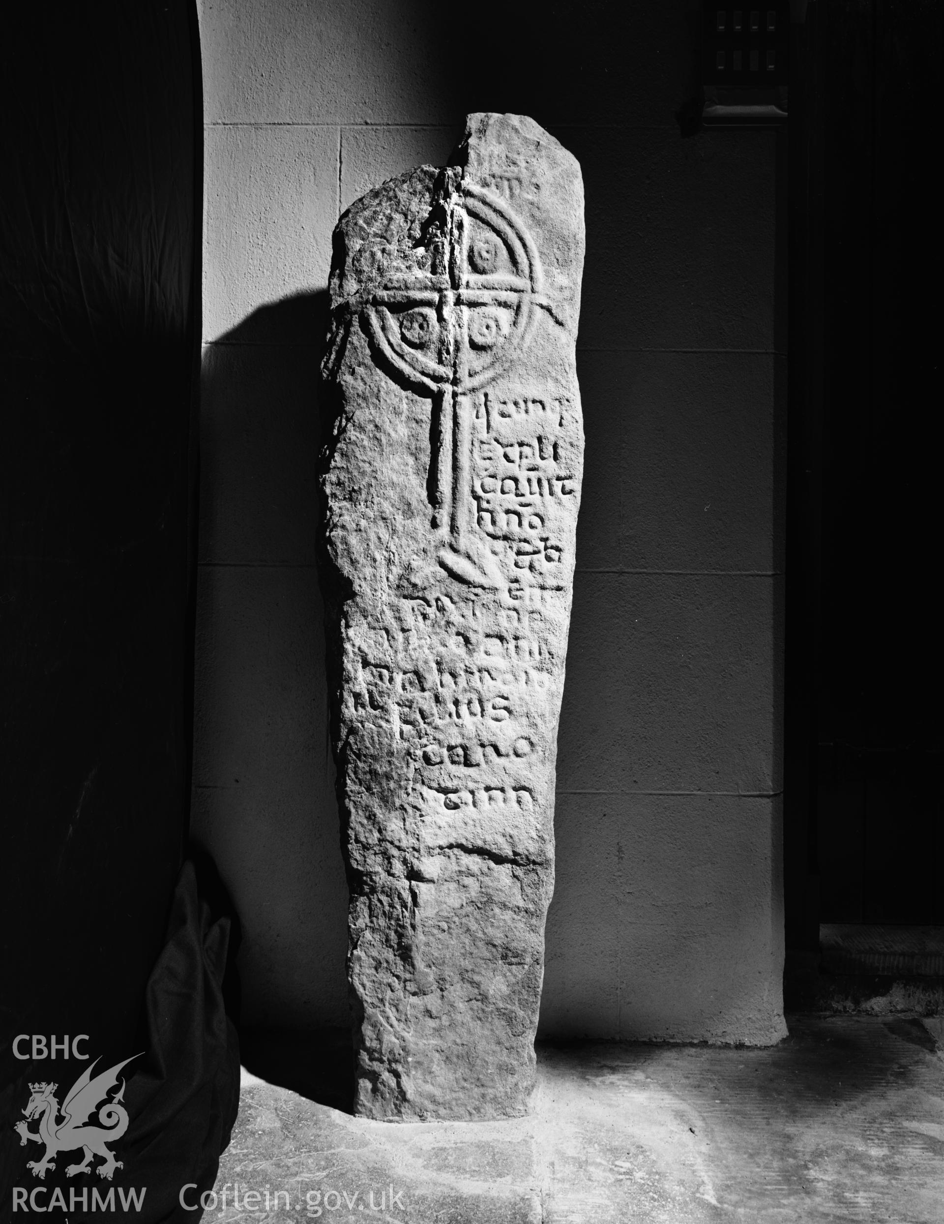 Face of inscribed stone