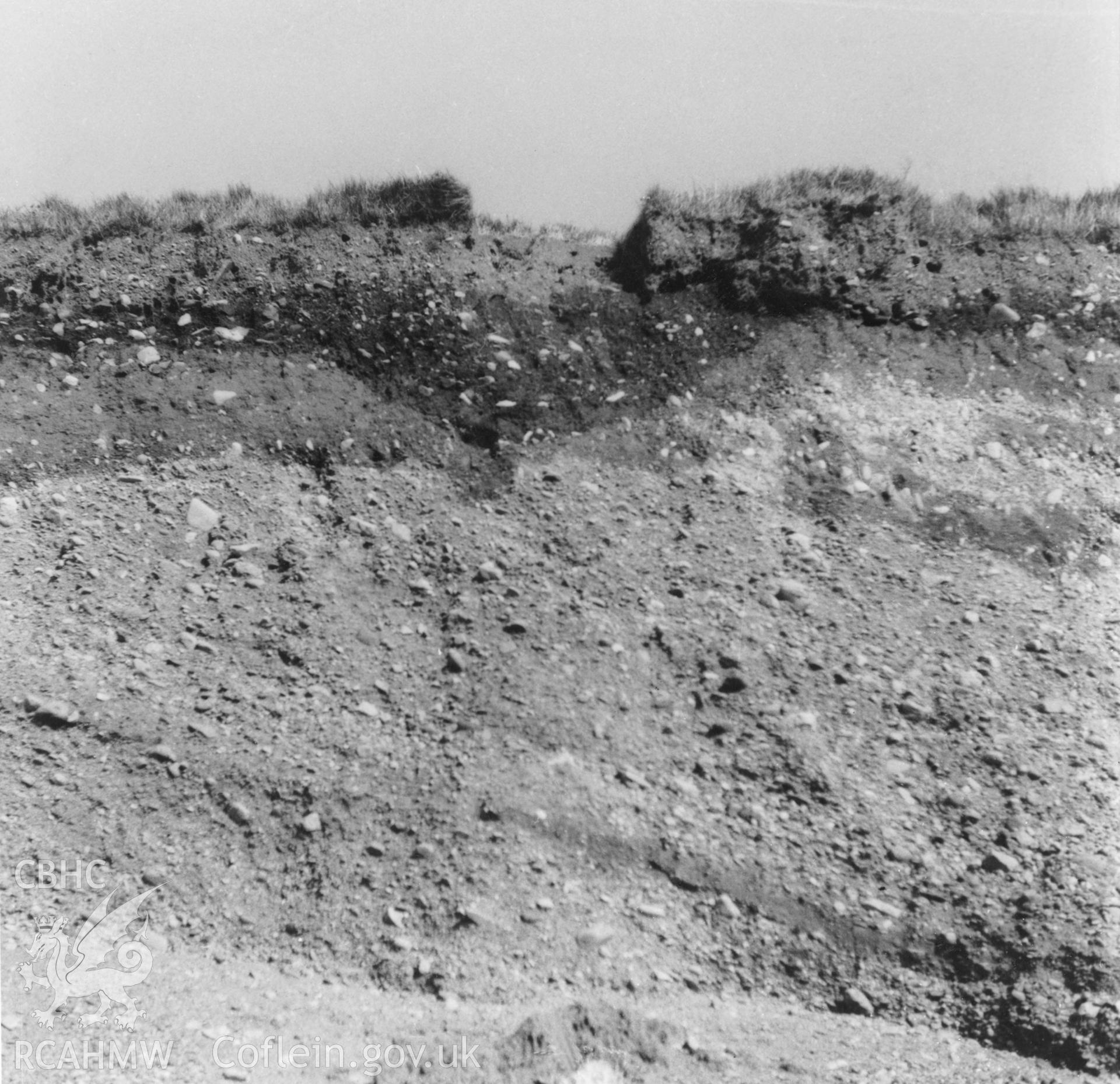 View of the excavation works at the Roman Fort and Fortlet at Penllystyn, Bryncir Quarry.