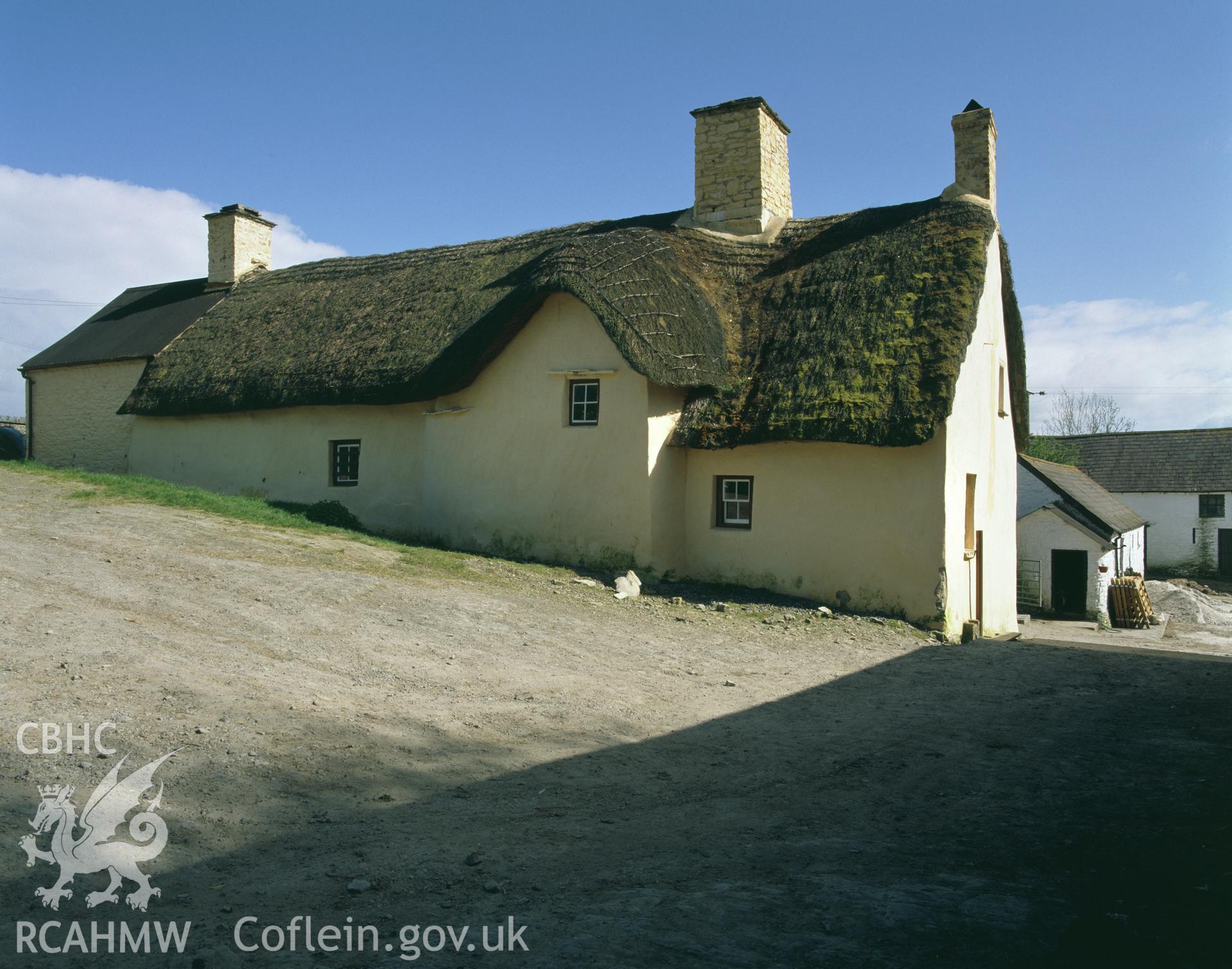 Colour transparency showing Aberdeunant, Llansadwrn, produced by Iain Wright, June 2004.