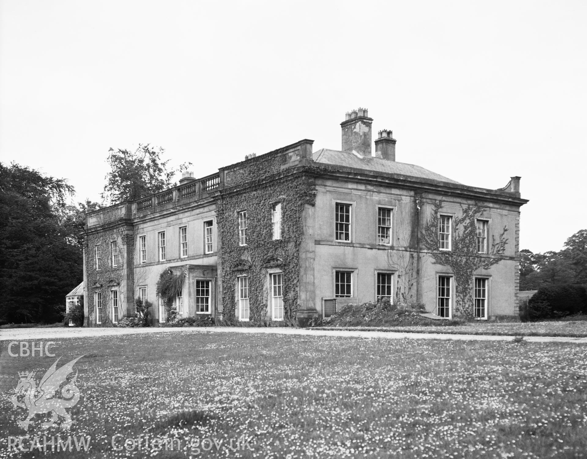 Exterior view showing main elevation from south-west.