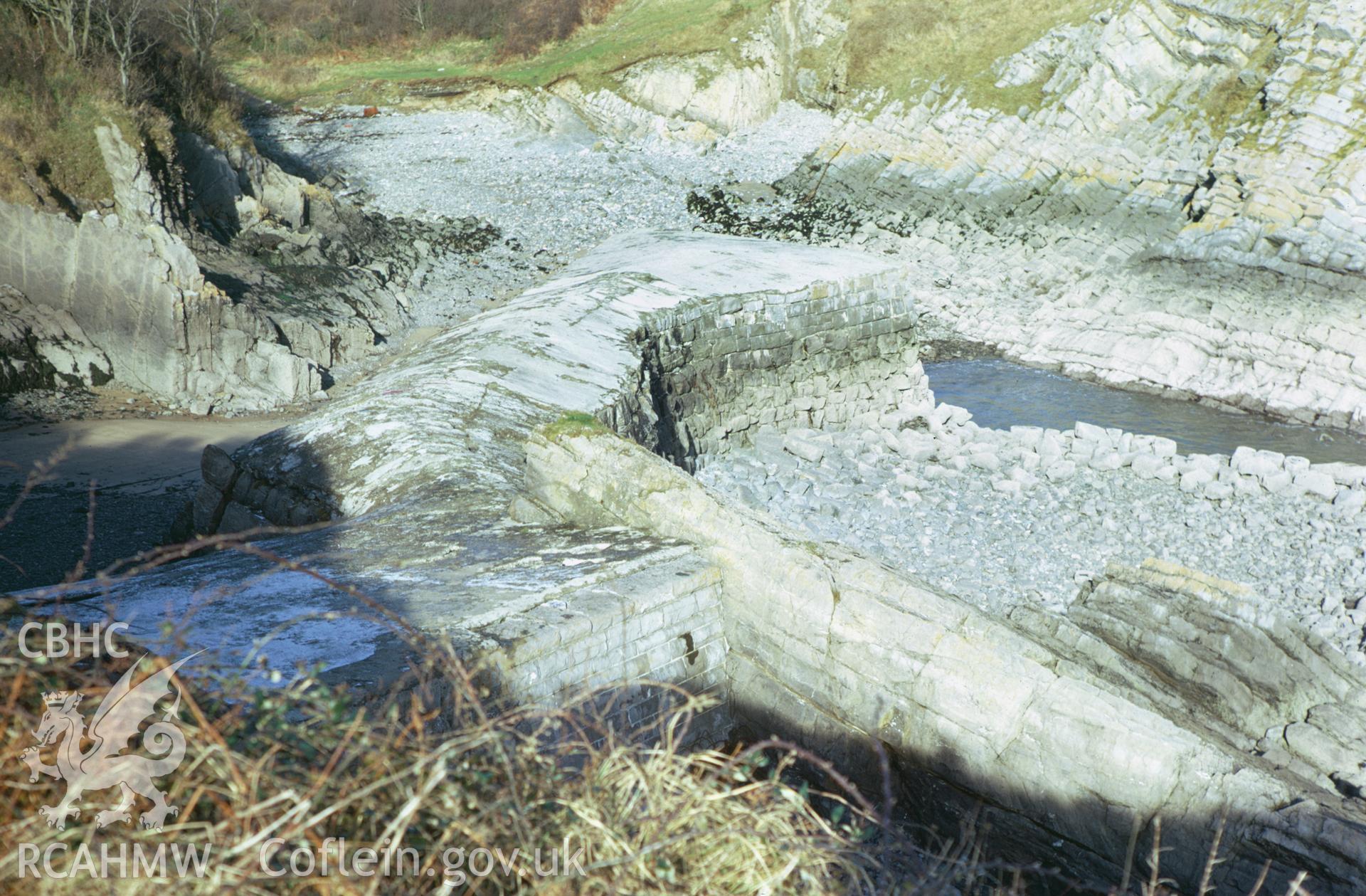 35mm colour slide showing Stackpole Quay, Pembrokeshire by Dylan Roberts.
