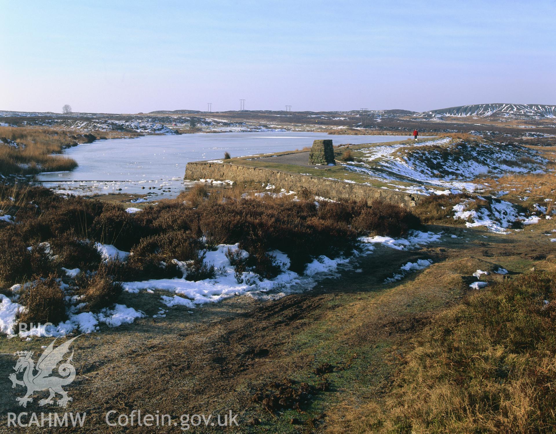 Colour transparency showing Keepers Pond, Blaenavon, produced by Iain Wright, 2004