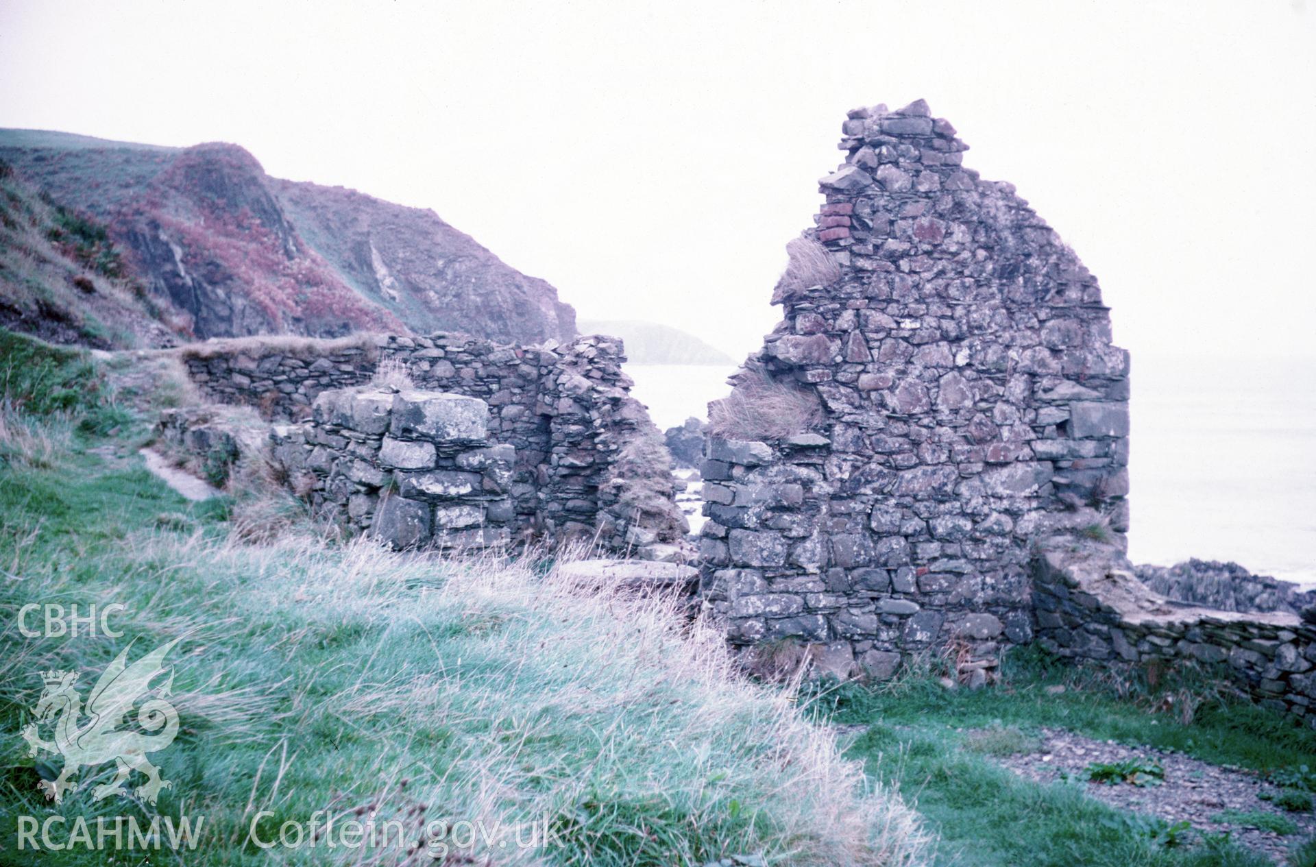 Colour 35mm slide of Aberfelin Mill, Trefin, Pembrokeshire, by Dylan Roberts.