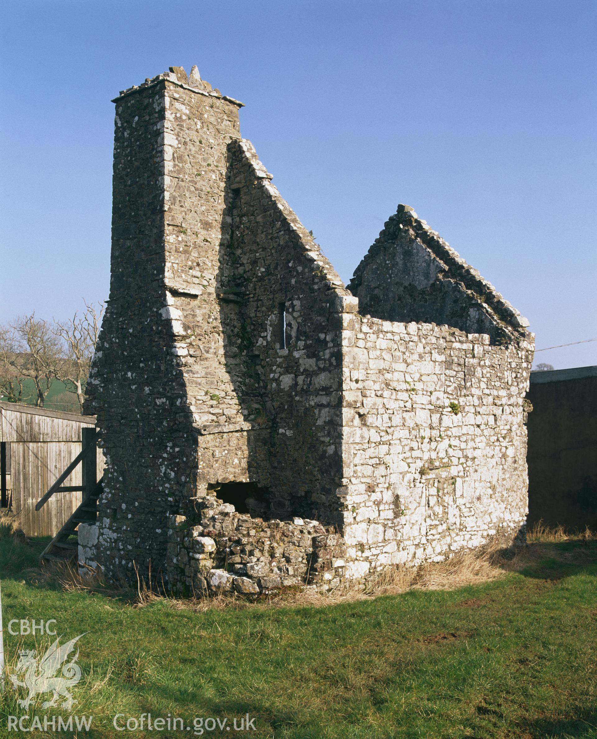 RCAHMW colour transparency showing Carswell House, St Florence, taken by I.N. Wright, 2003.