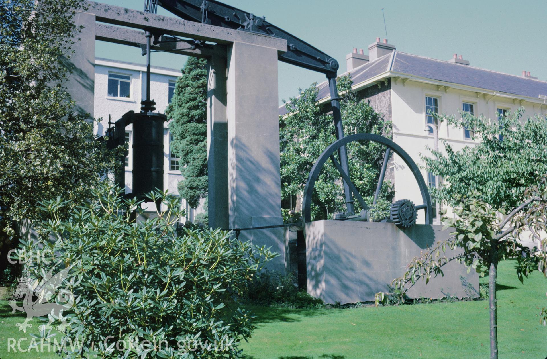 Colour 35mm slide of the Newbridge Colliery Steam Pumping  Engine, Pontypridd, by Dylan Roberts.