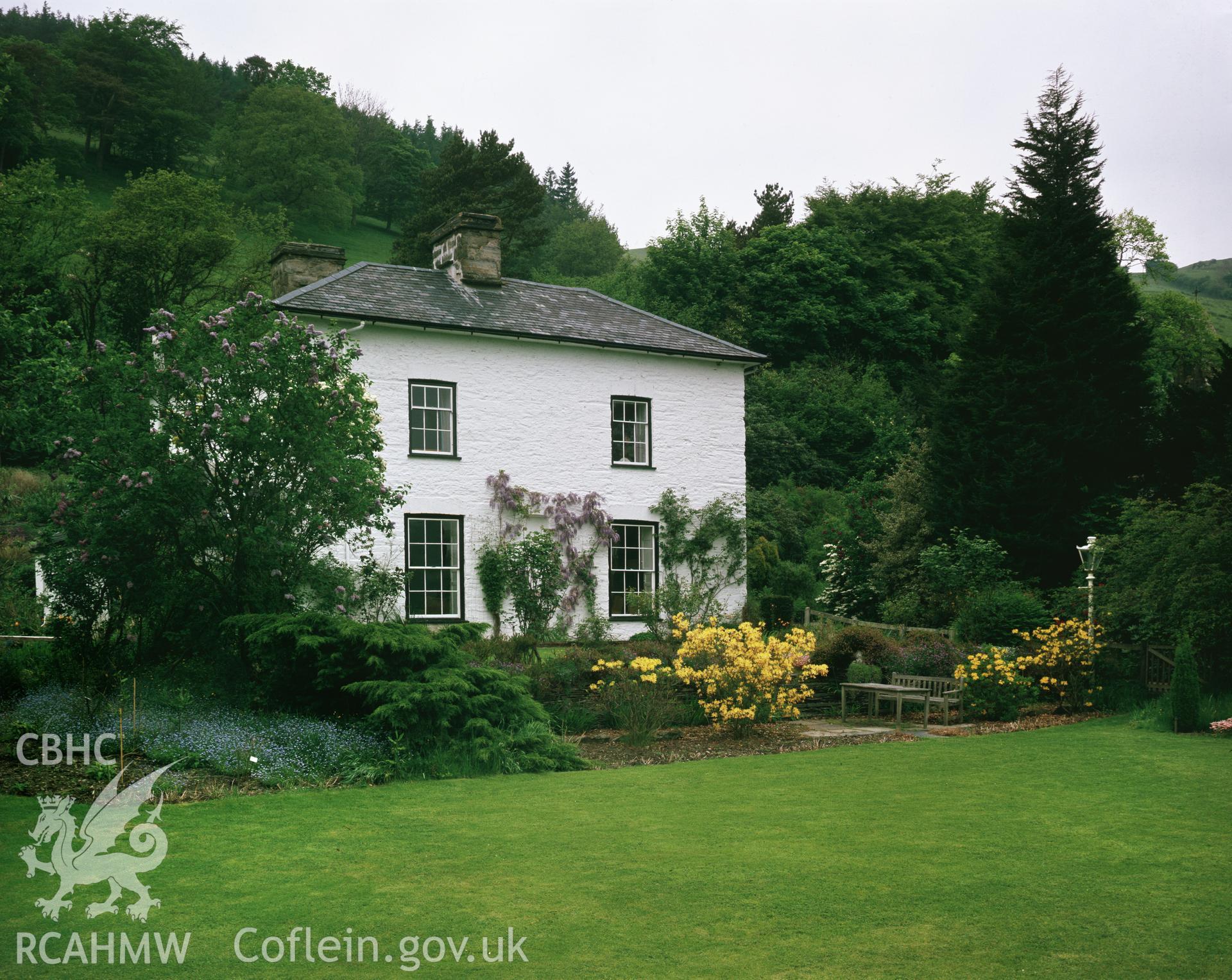 RCAHMW colour transparency showing Plas Wrin, Glantwymyn taken by I.N. Wright, 1979