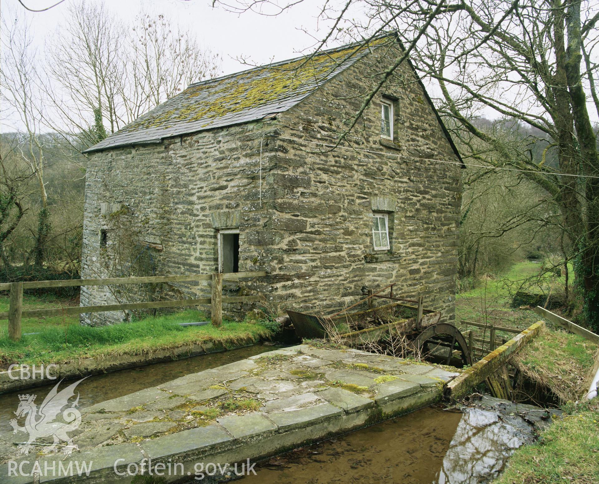 Colour transparency showing Felin Geri, Cwmcou, Beulah, produced by Iain Wright, June 2004