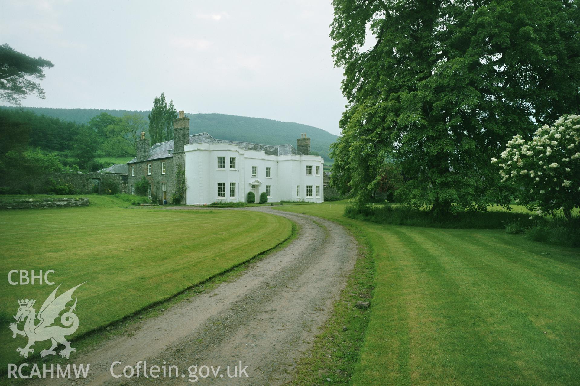 RCAHMW colour transparency showing view of Trebinshwn, taken by I.N. Wright, 1979.