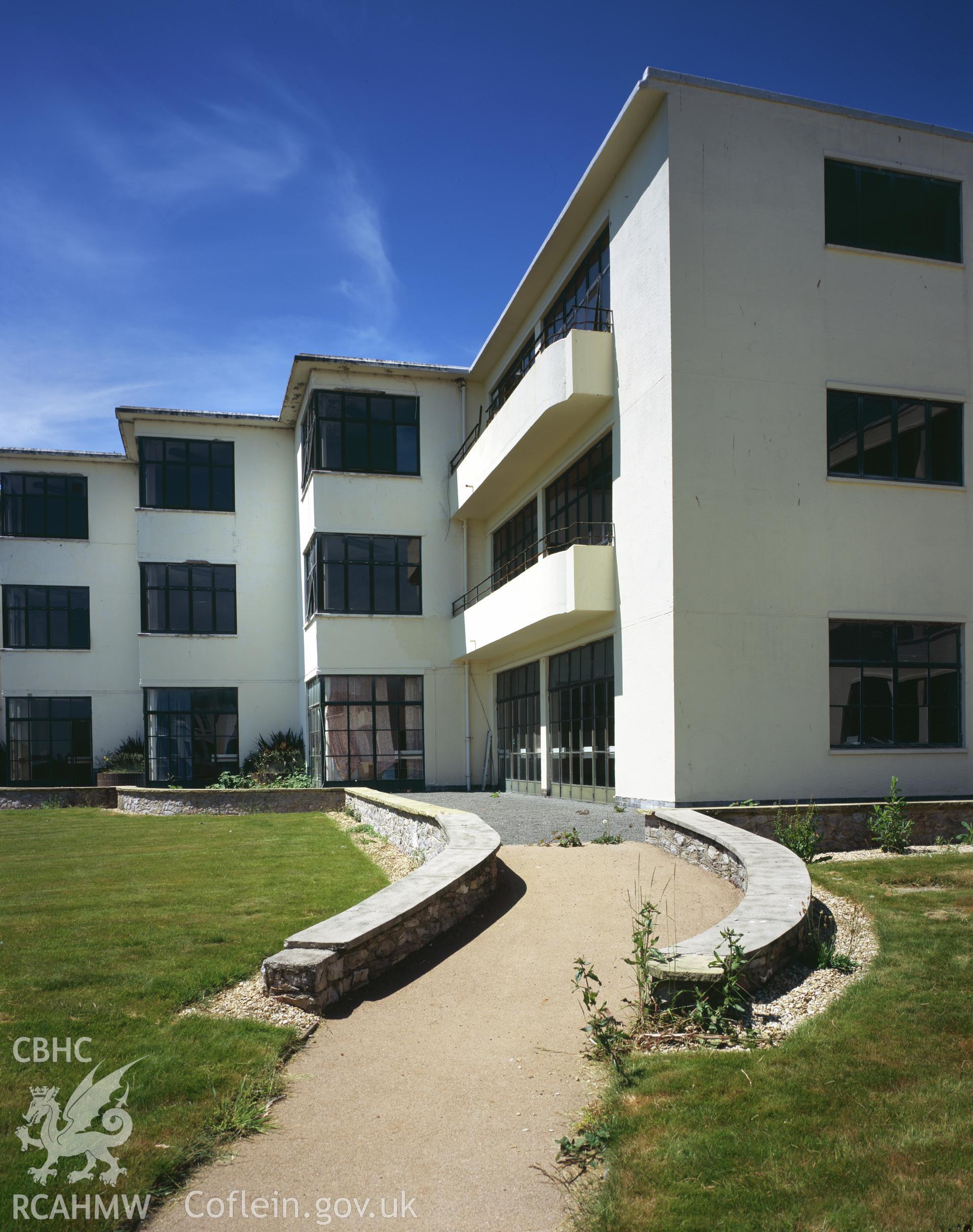 RCAHMW colour transparency showing Sully Hospital taken by I.N. Wright, June 2005