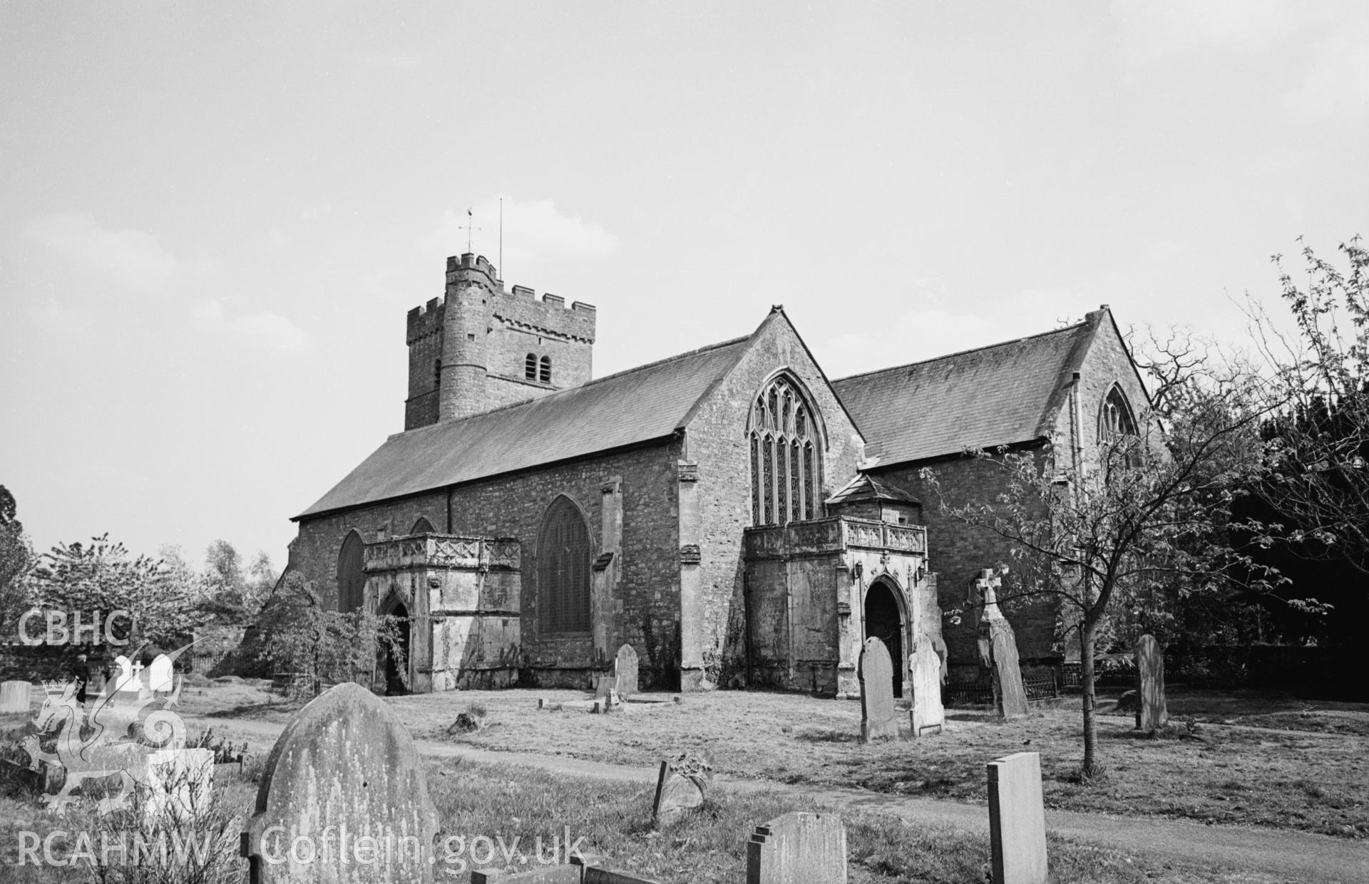 Exterior view of church