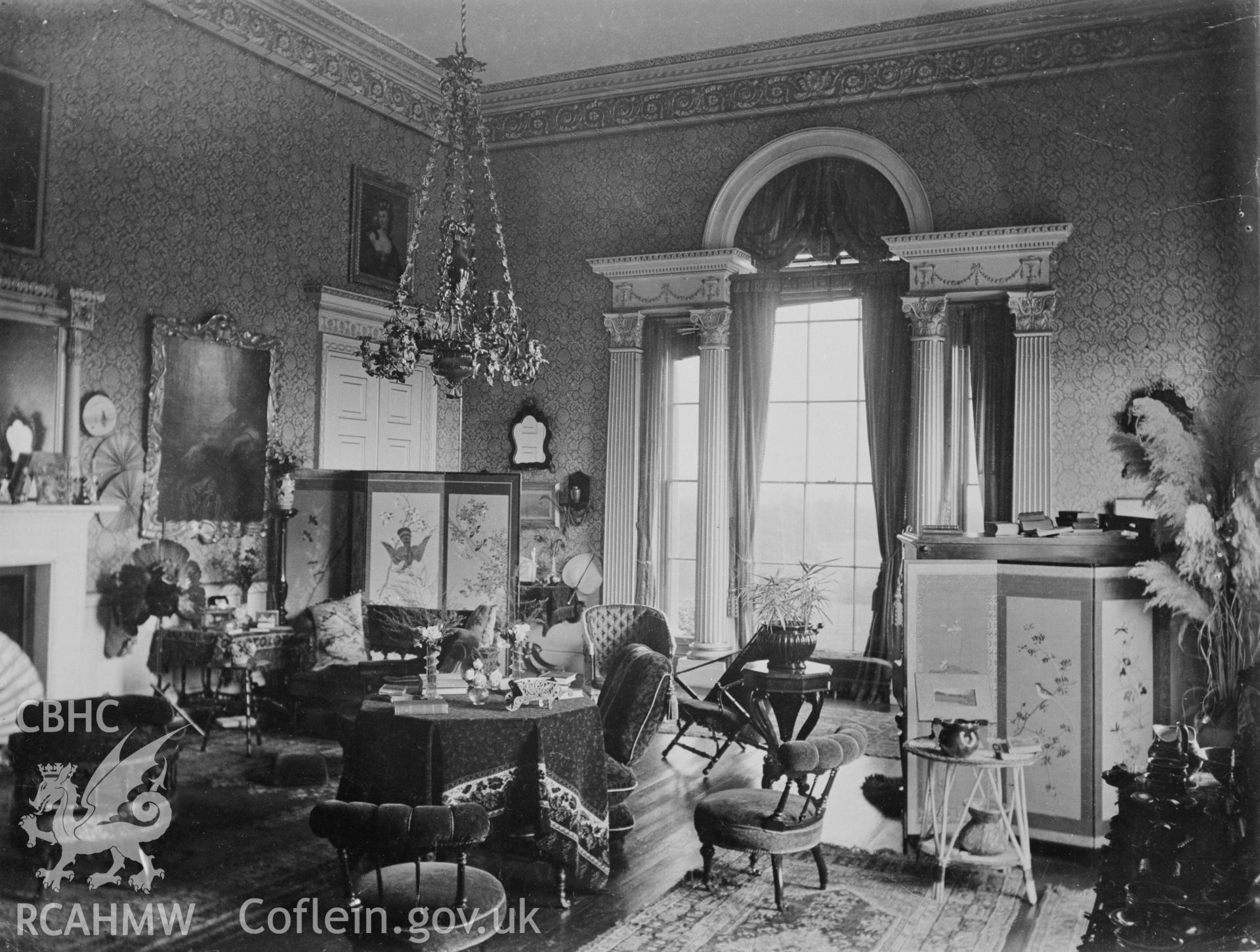 Interior view showing a portion of the drawing room, NA/GEN/95/018e.