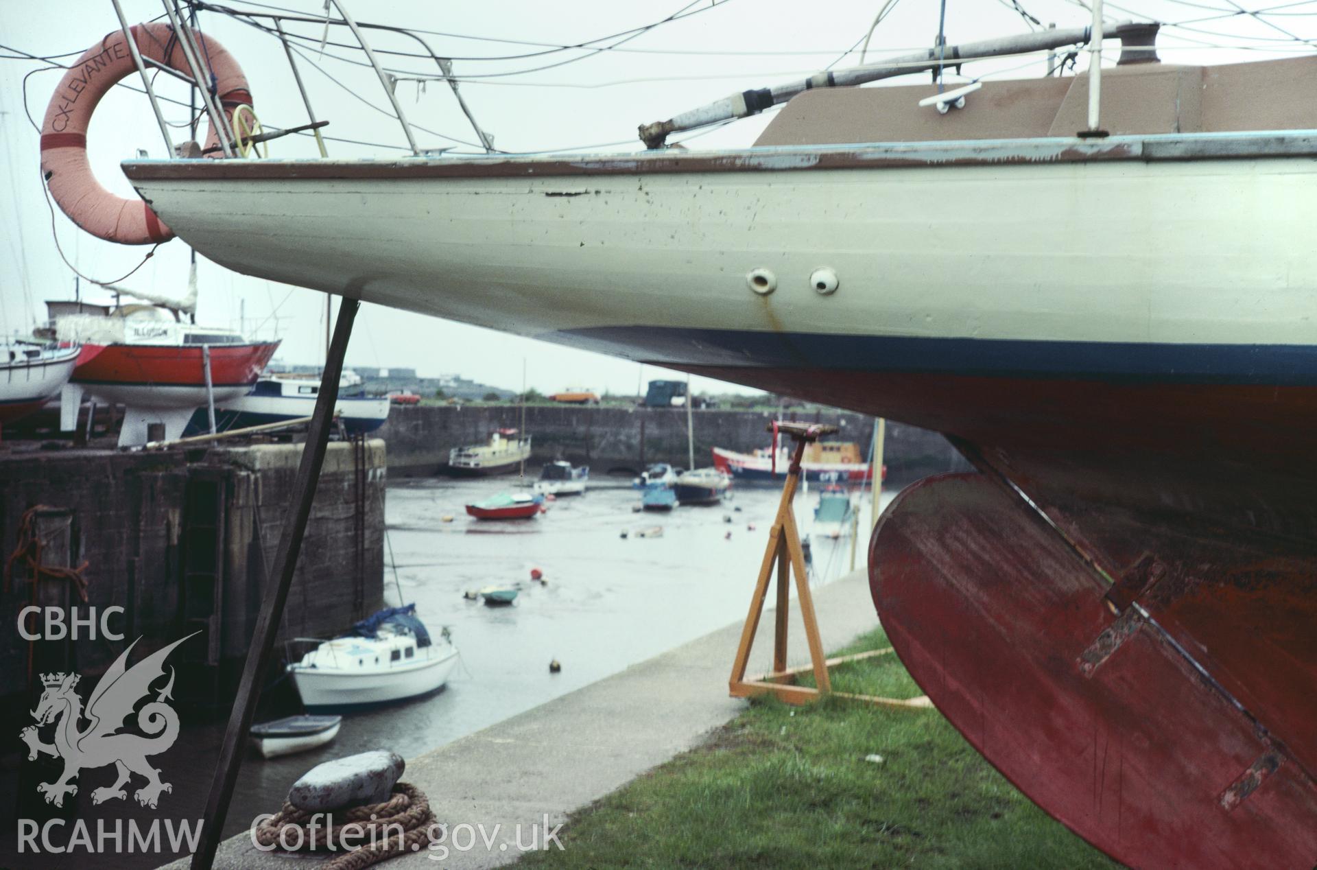 35mm colour slide showing Penarth Docks, Glamorgan by Dylan Roberts