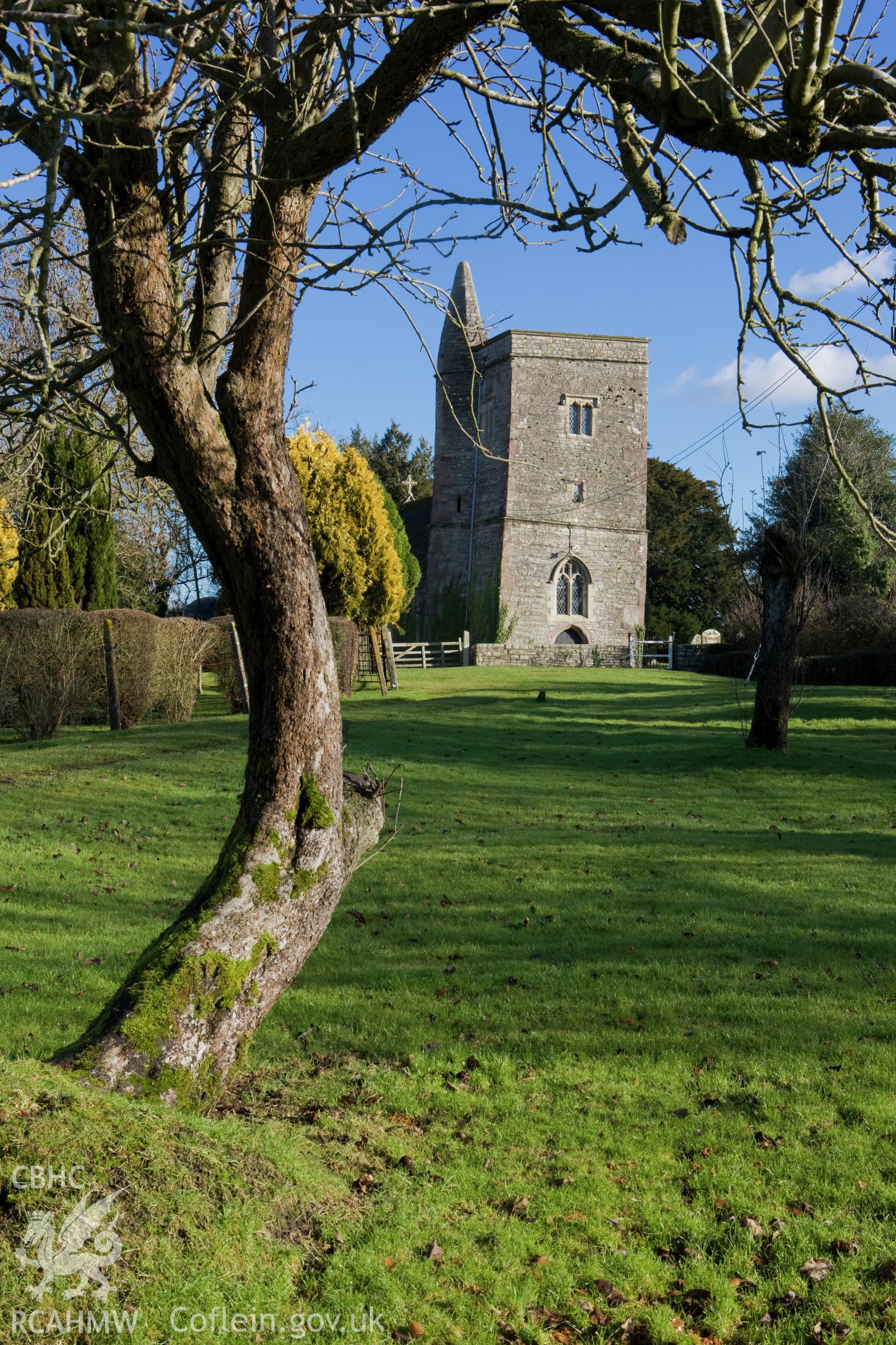 Distant view from the west.