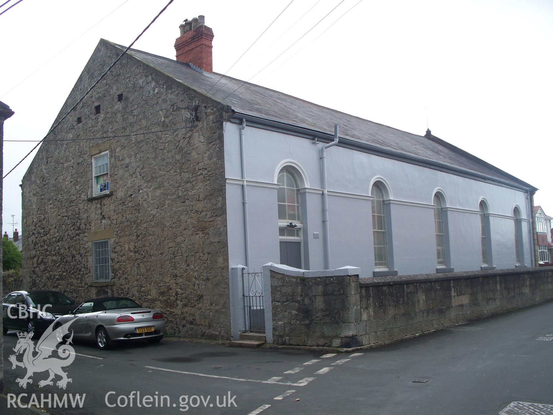 Rear right-hand 3/4 elevation showing stone gable.