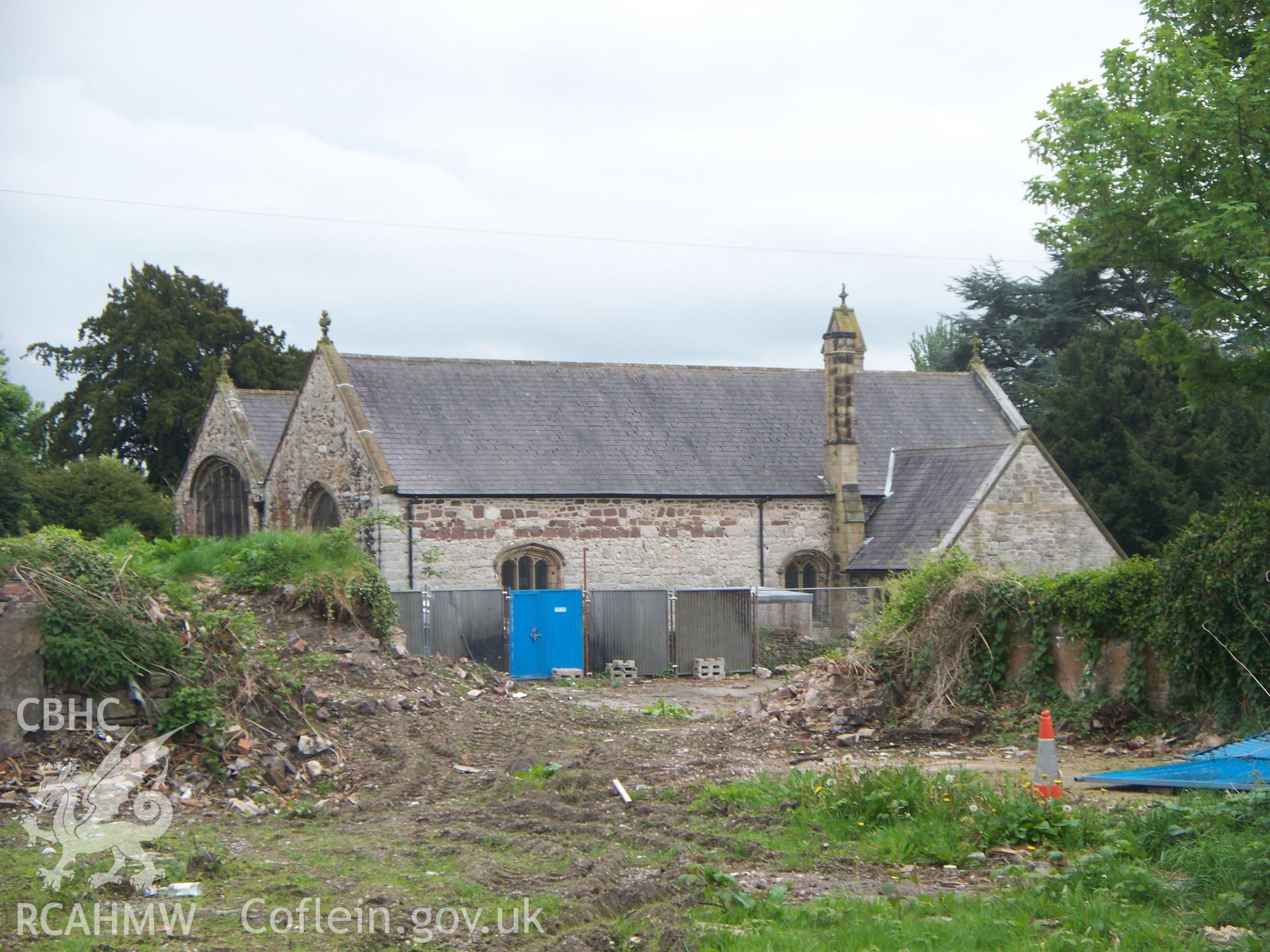 RCAHMW digital photograph of St Kentigern and St Asaph's Church, High Street, St Asaph; by Stephen Hughes taken on 30/04/2009.