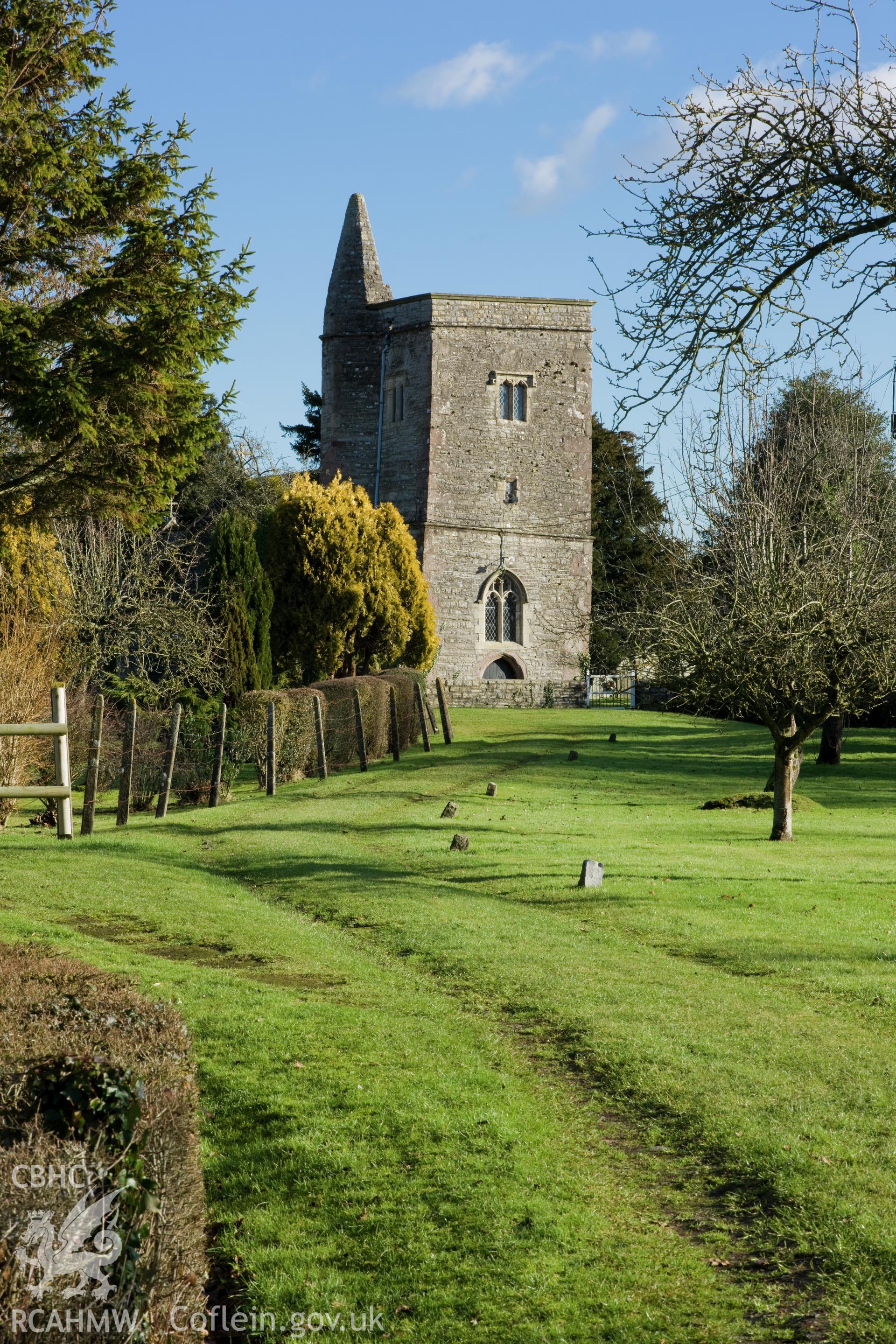 Distant view from the west.