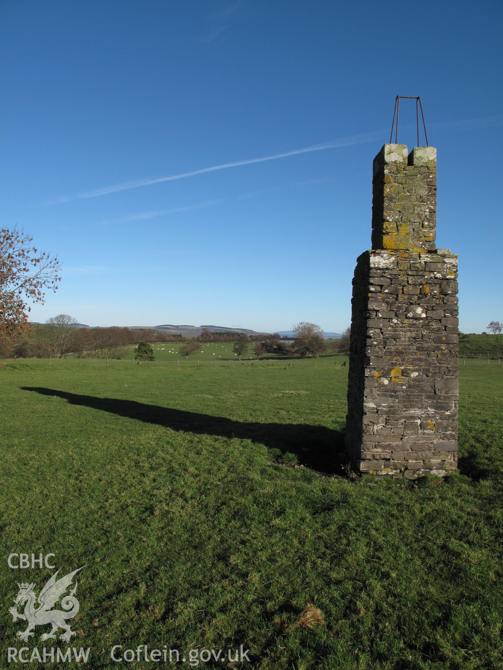 Knighton Tunnel East Observation Tower from the west, taken by Brian Malaws on 15 November 2010.