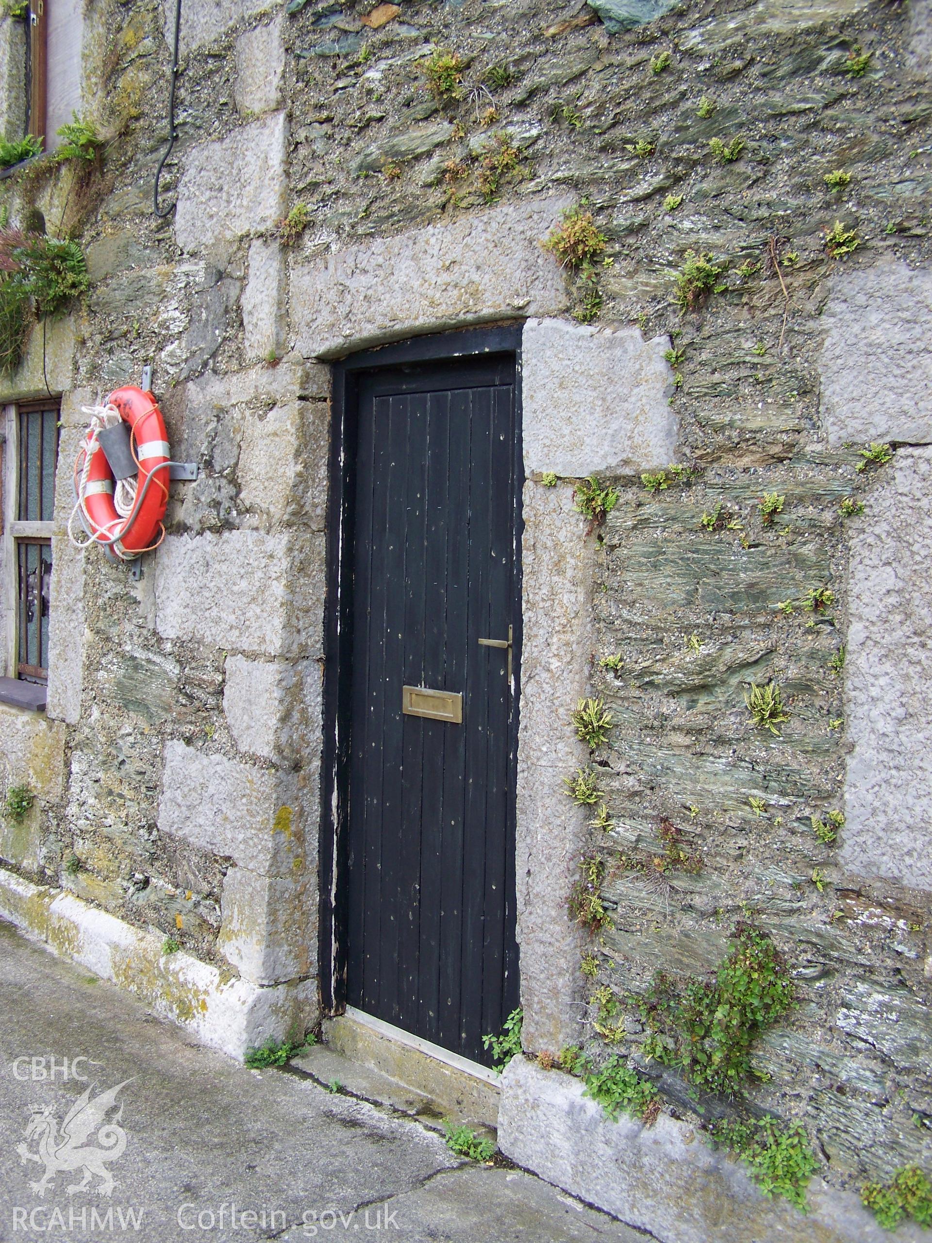 Details showing stone dressing around the Watchhouse door.