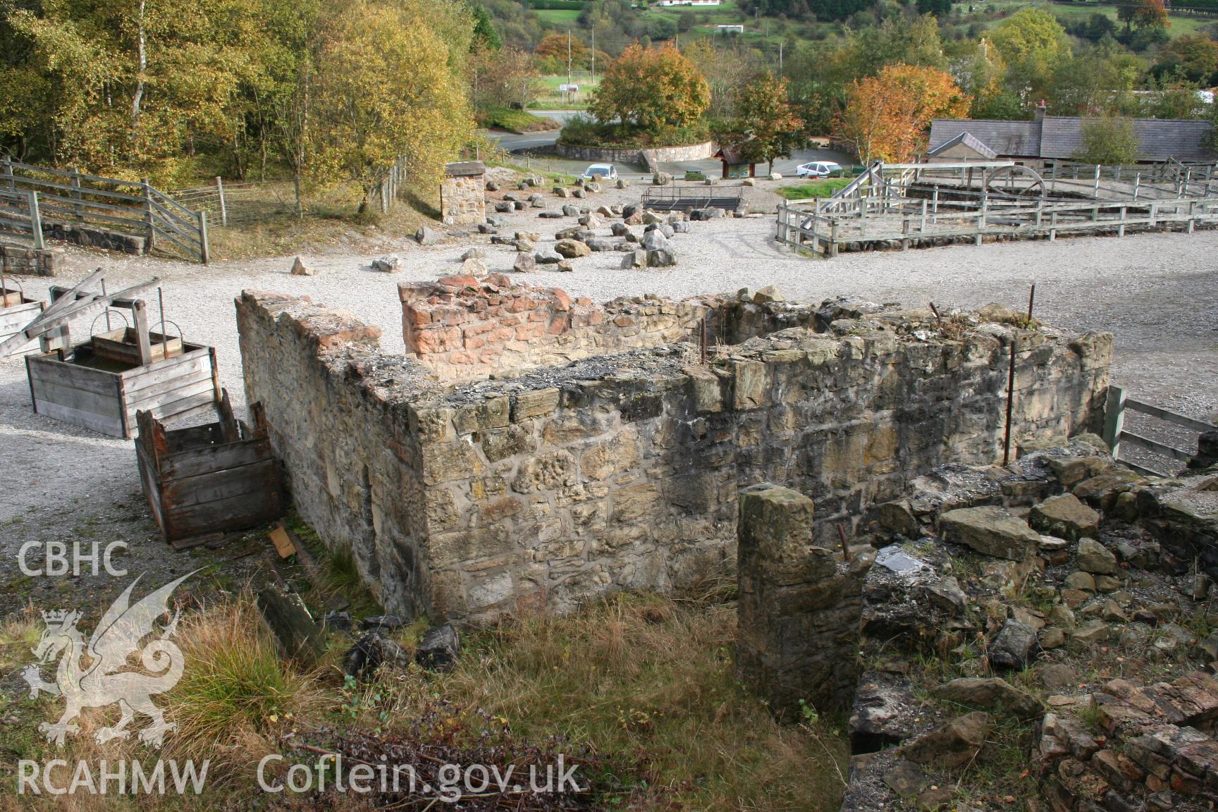 Meadow Shaft Lead Mine crusher house from the southwest.