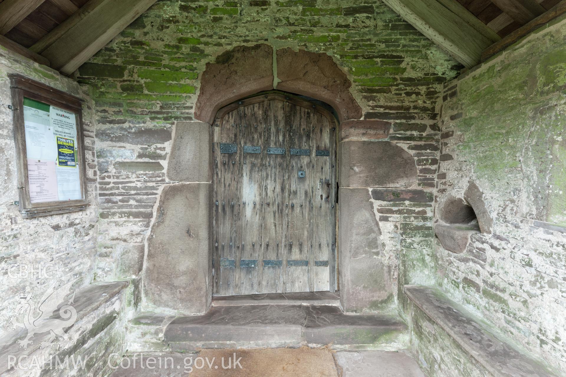 Interior of porch.