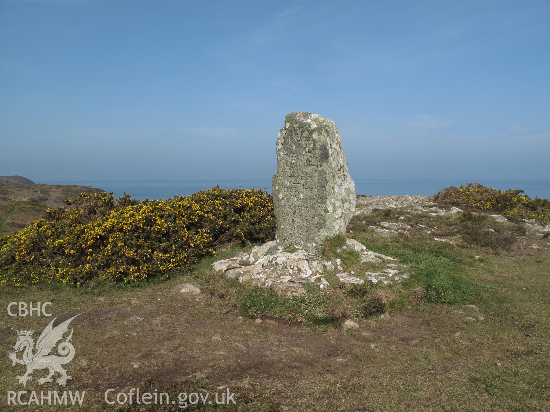 View of Carreg Goffa from the southeast.