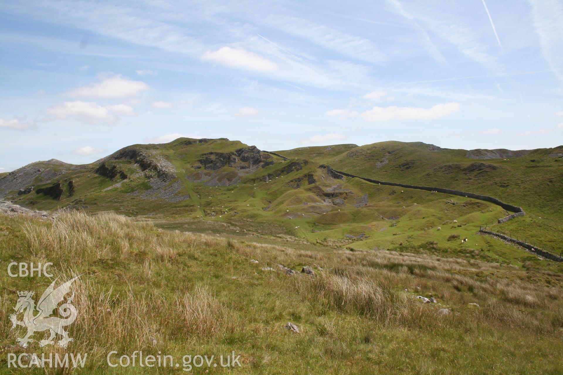 View of landscape looking eastwards.