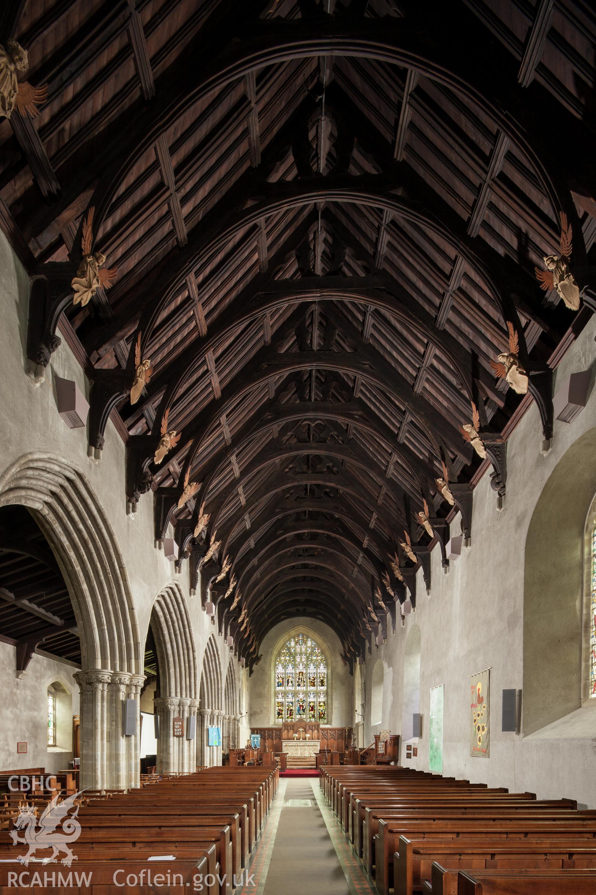 Interior from the west.