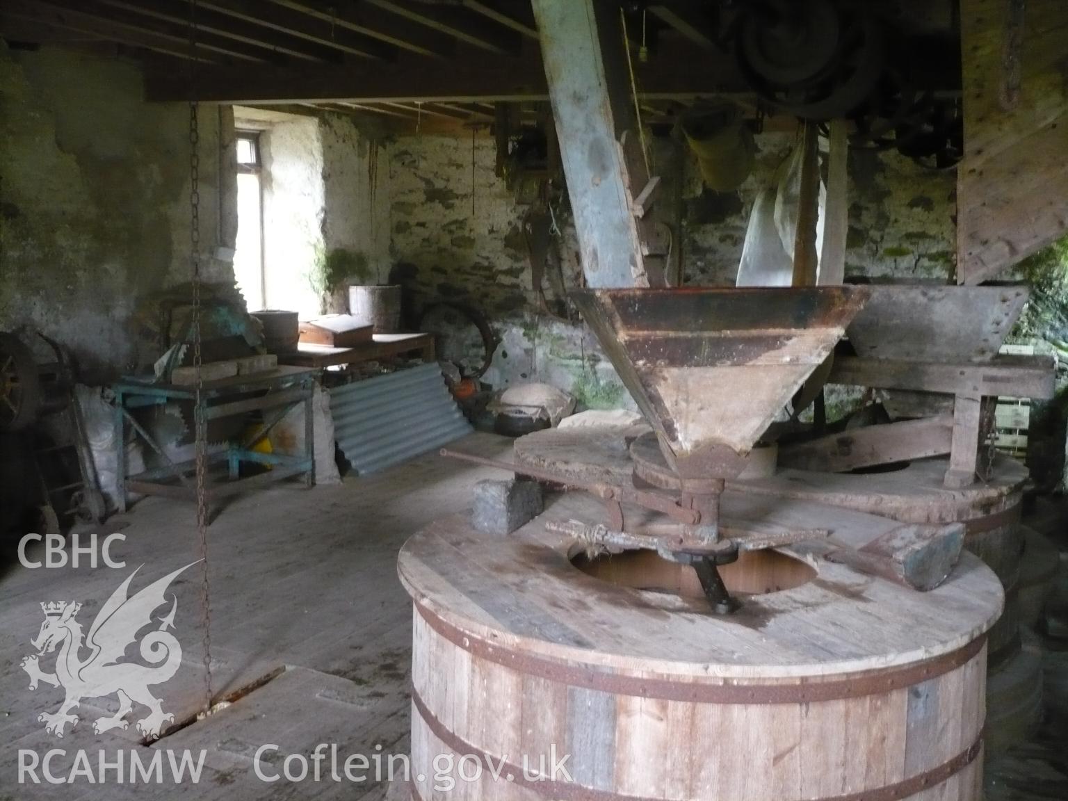 Millstones in Melin Hywel, taken by Brian Malaws on 26 April 2008.