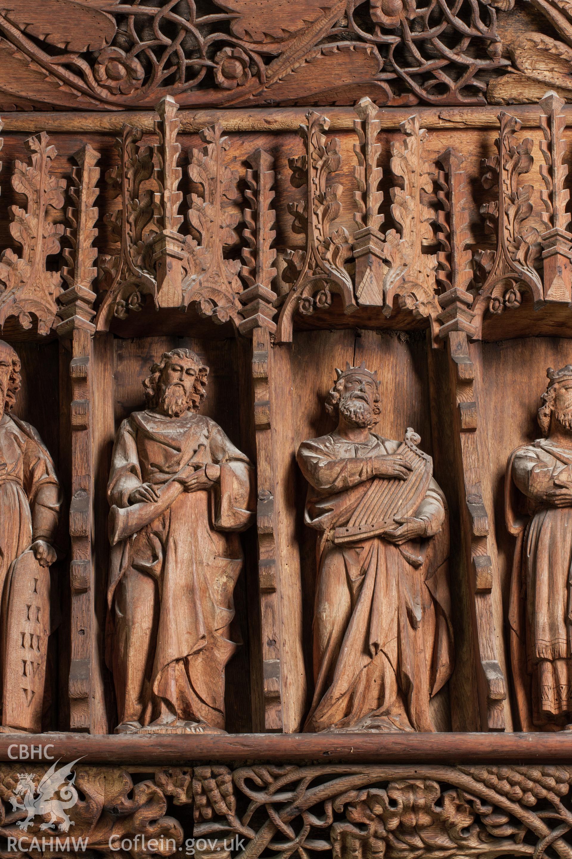 Screen detail.Digital photographs of St Anno's church.