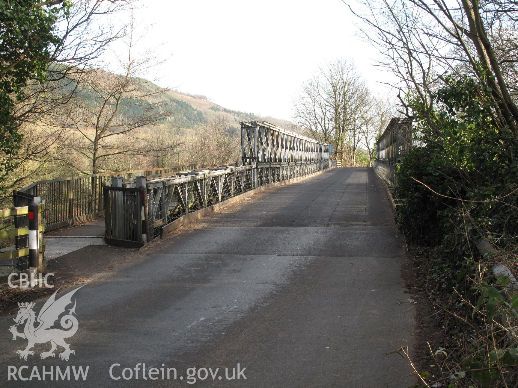 View of Glangrwyney Bailey Bridge from the west.