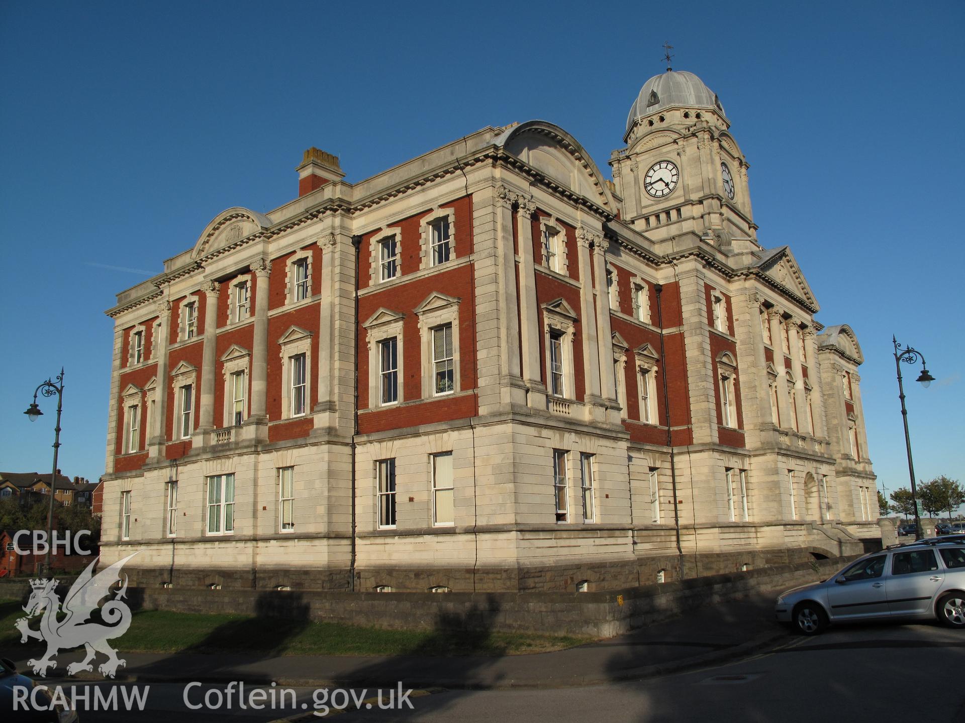 View of Barry Docks Board Office from the southwest, taken by Brian Malaws on 20 October 2010.