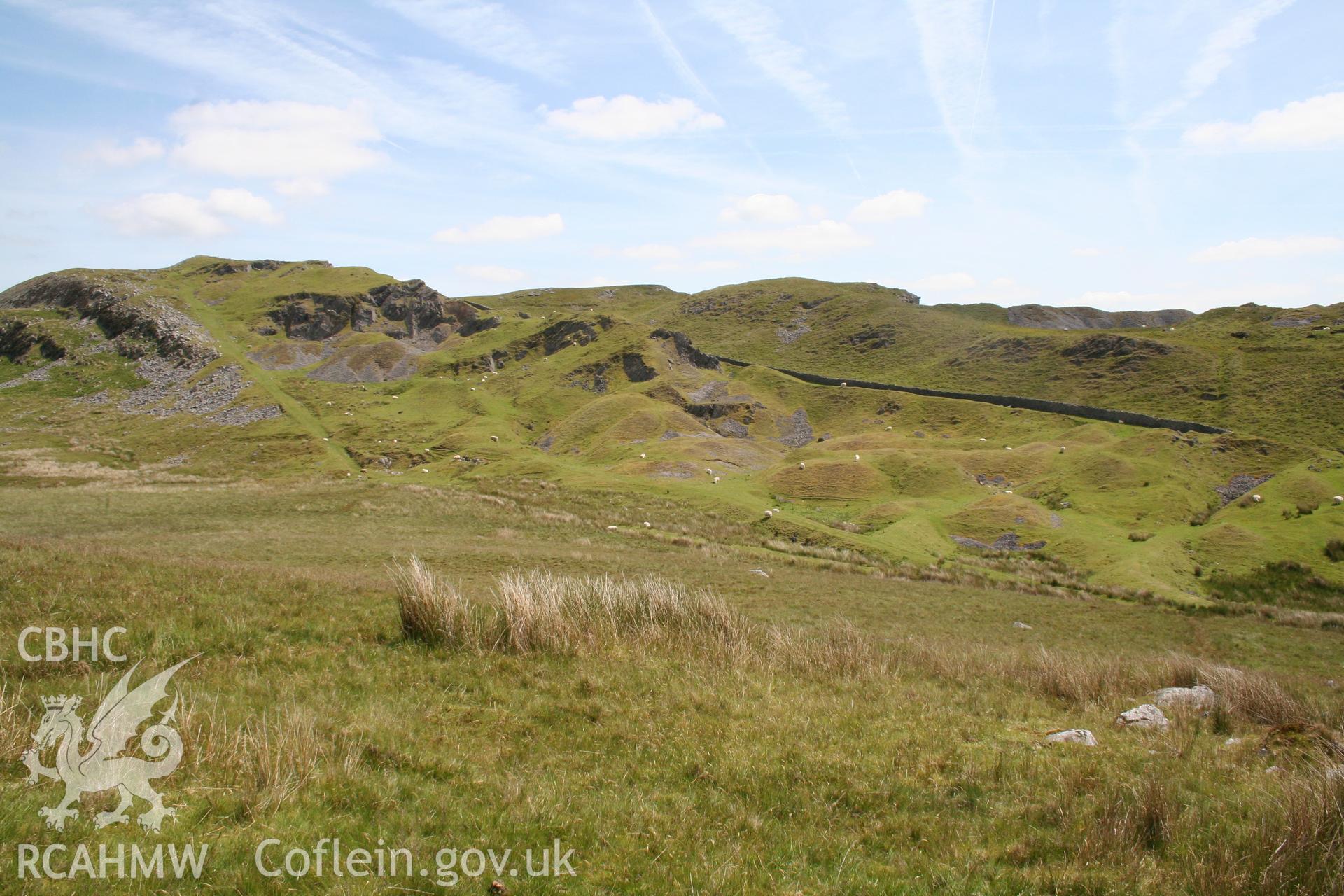 View of landscape looking eastwards.