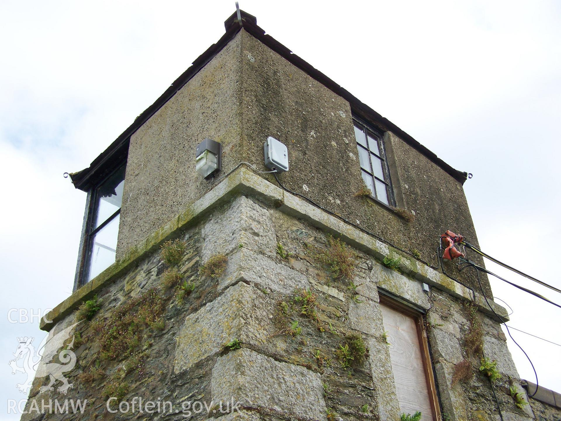 The chamber formerly containing the fixed light viewed from the southwest.