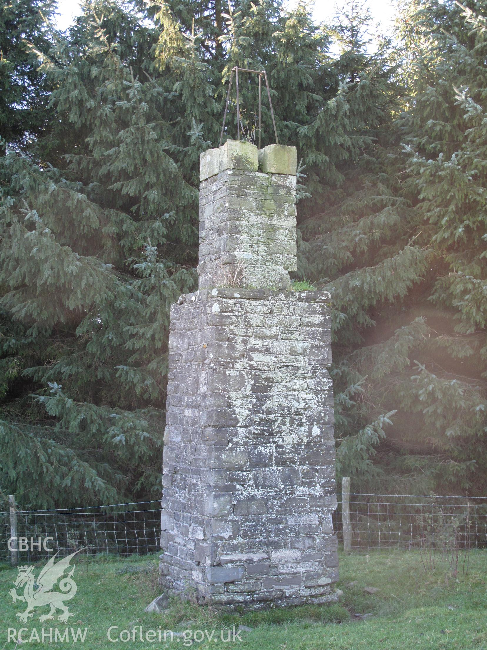 Knighton Tunnel West Observation Tower from the east, taken by Brian Malaws on 15 November 2010.