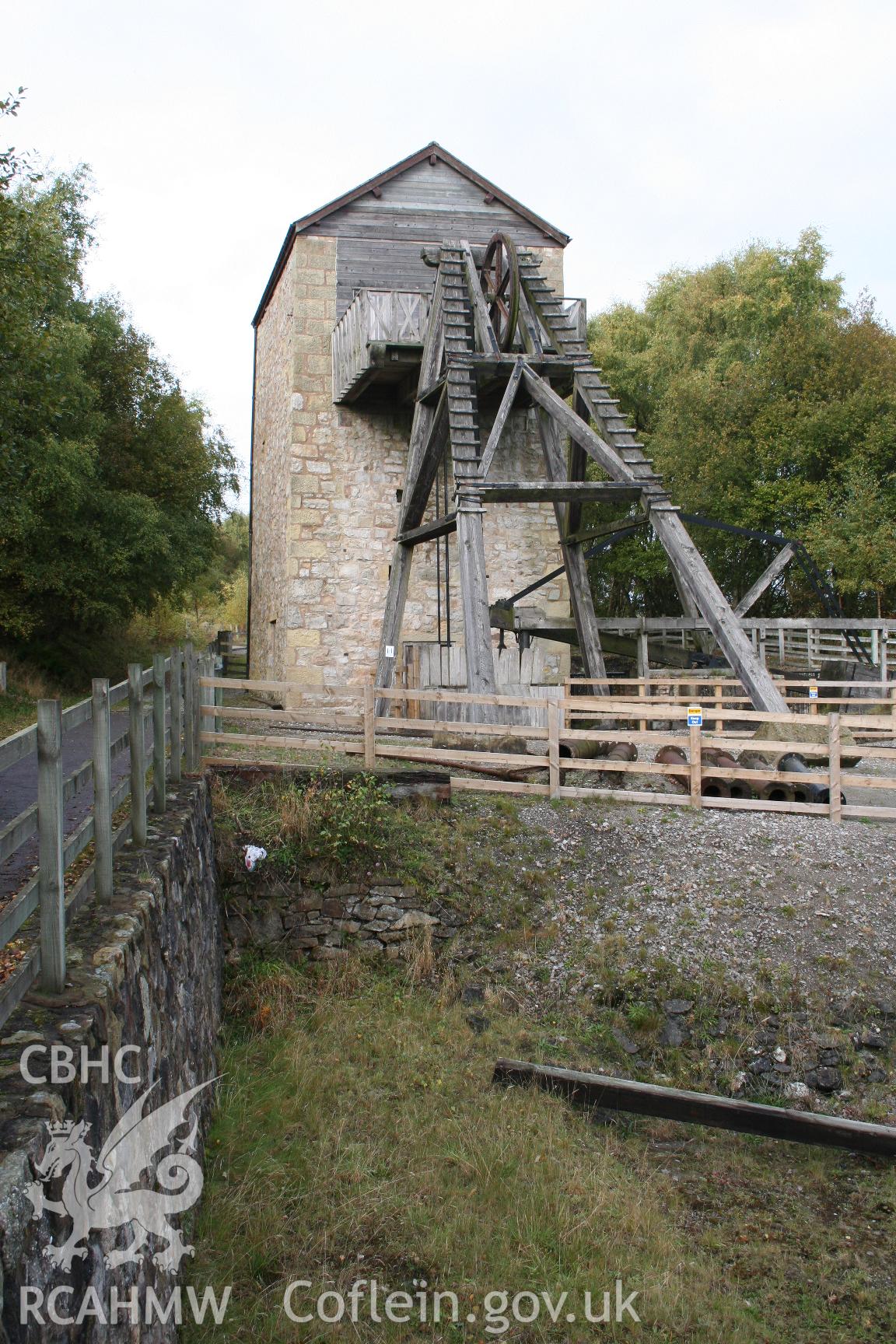 Meadow Shaft Lead Mine: pumping engine house from the southeast.