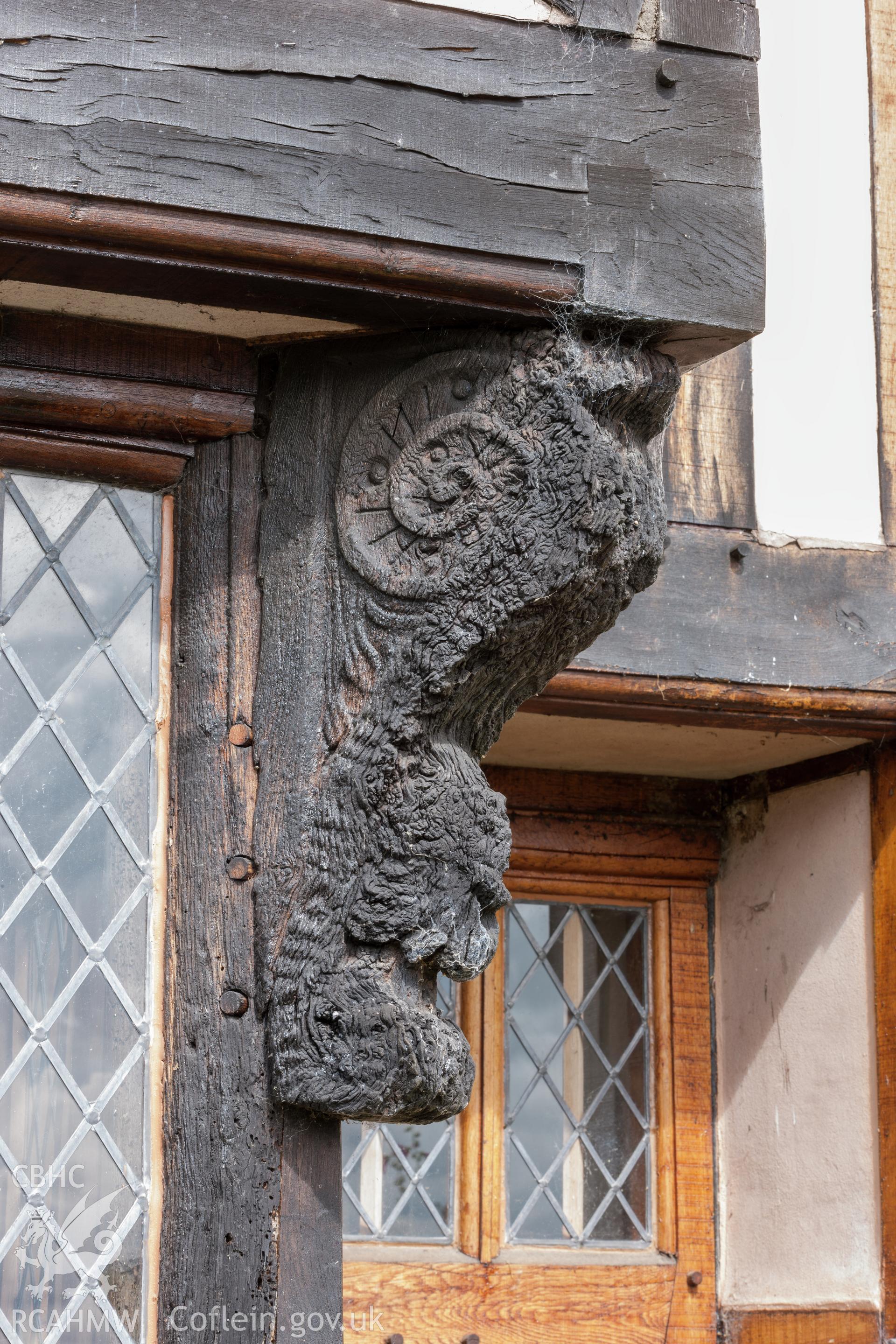 Detail of carved corbel.