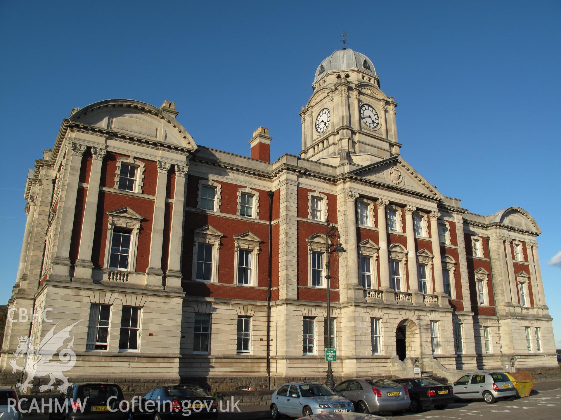 View of Barry Docks Board Office from the south, taken by Brian Malaws on 20 October 2010.