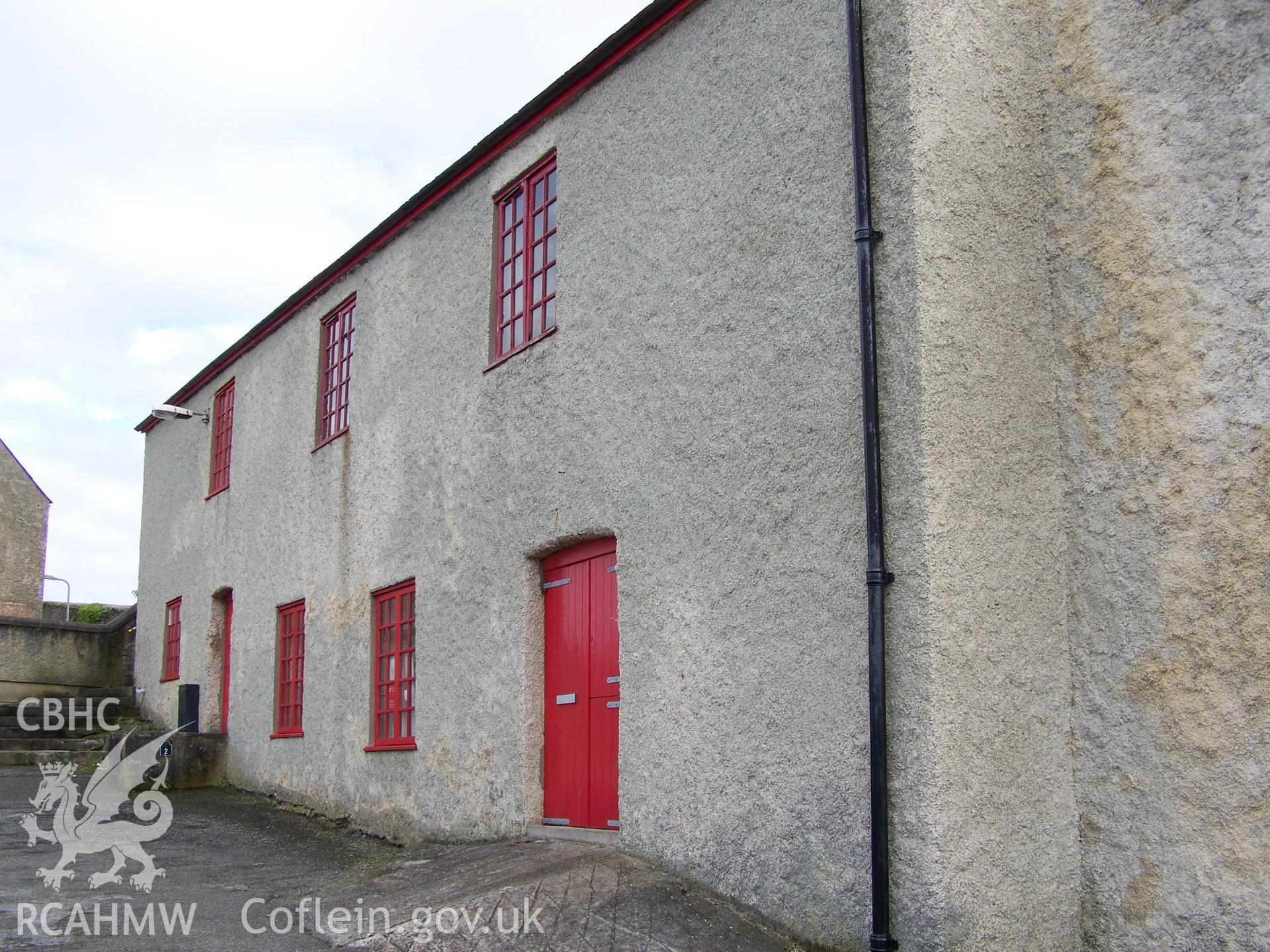 The northern elevation of the sail loft, now a visitor centre and cafe.