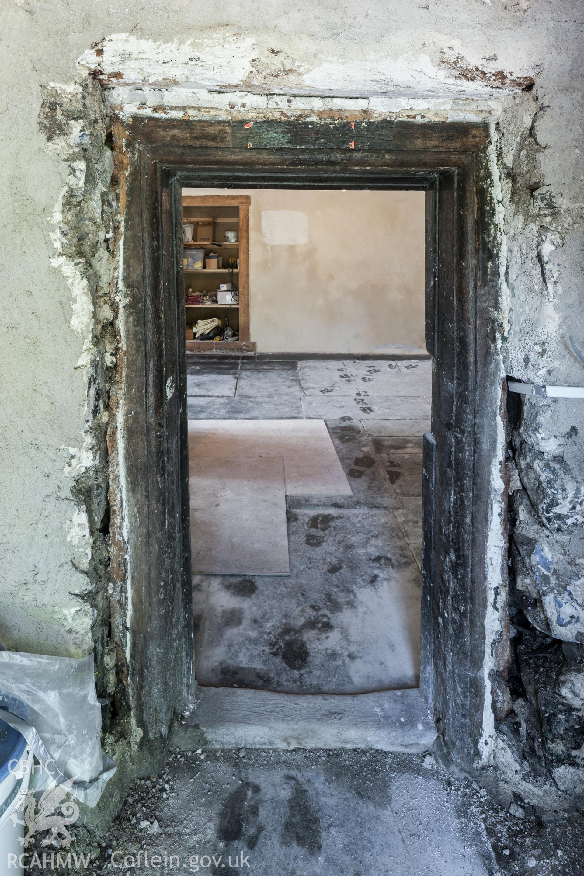 Plas Tirion, southeast door frame.