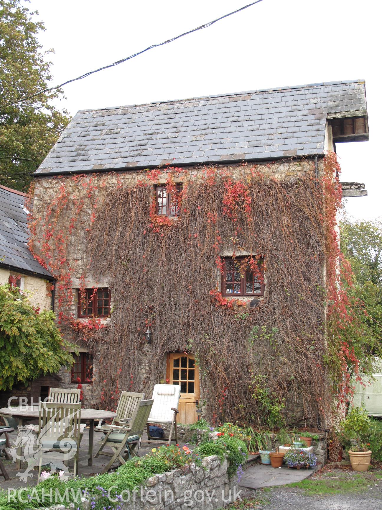 Llanvithyn Corn Mill from the southwest.