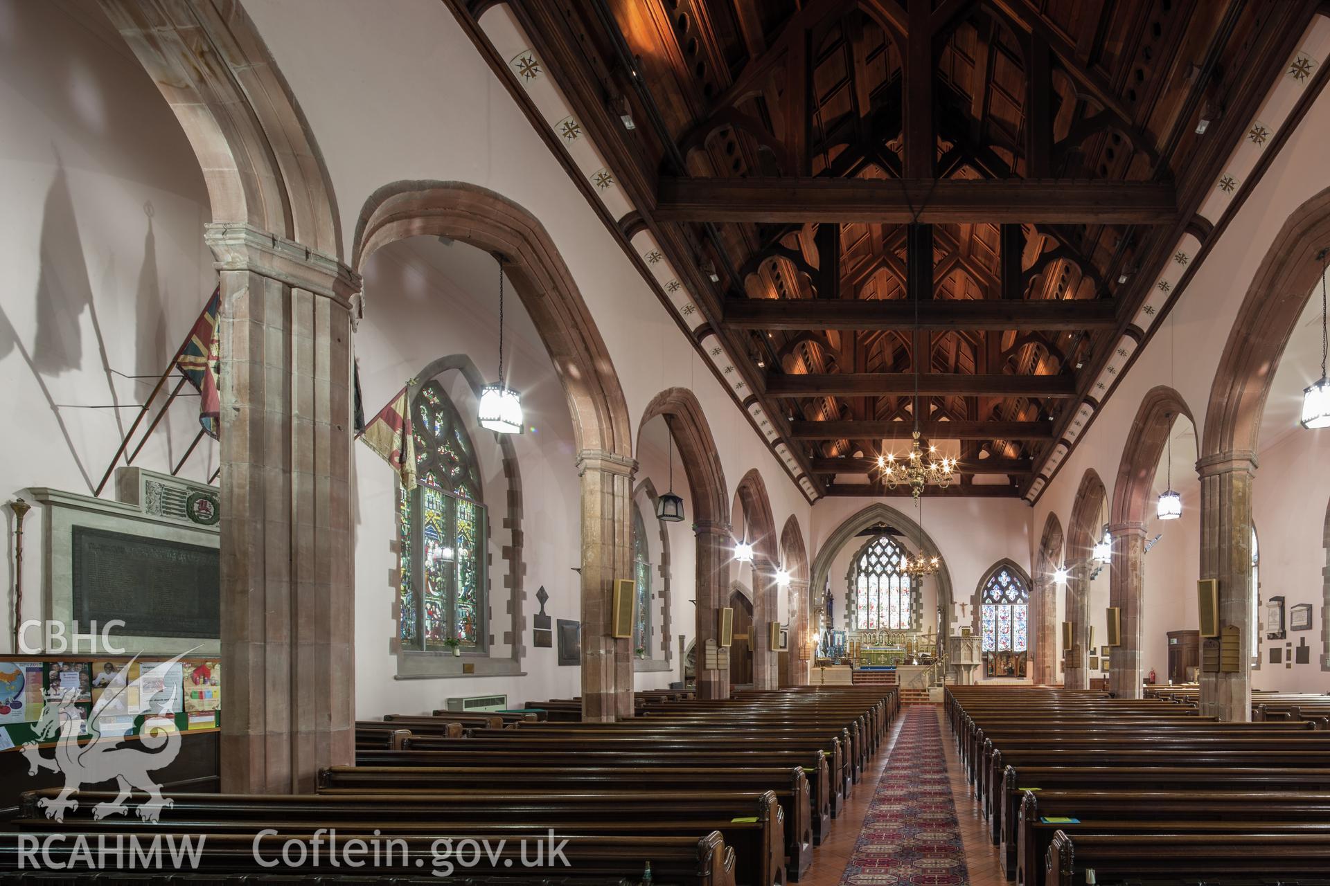 Interior from the west.