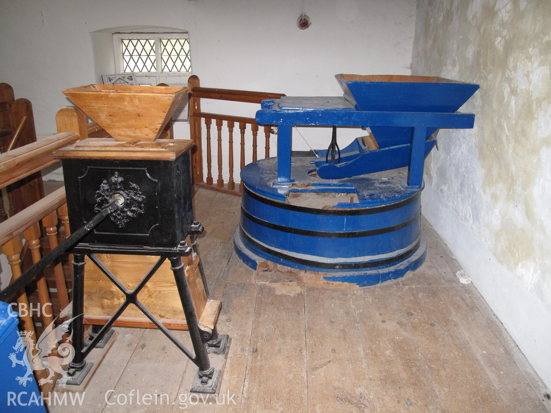 Stone floor at Melin Glanrafon, Glynllifon, taken by Brian Malaws on 16 October 2010.