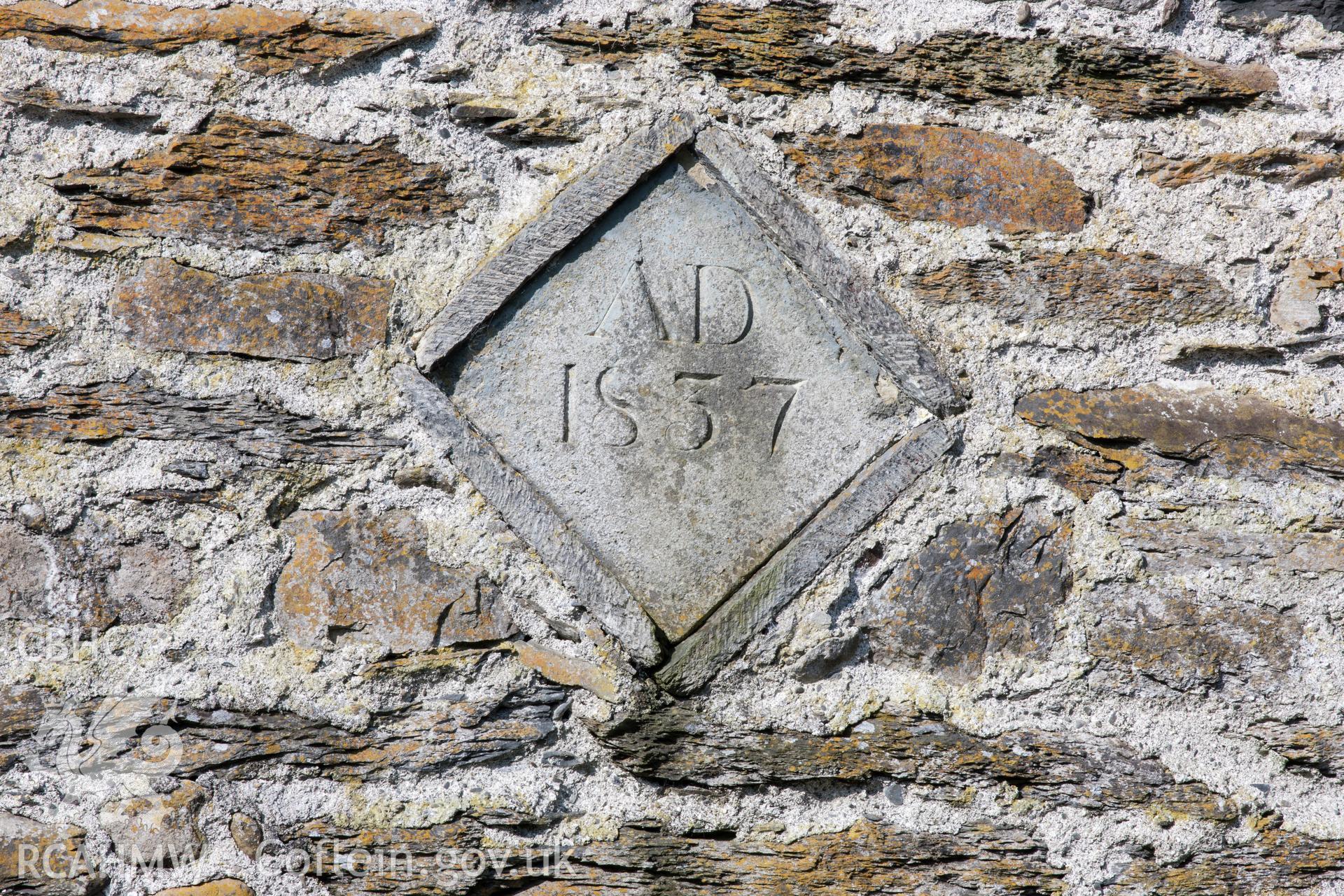 Date stone on barn.