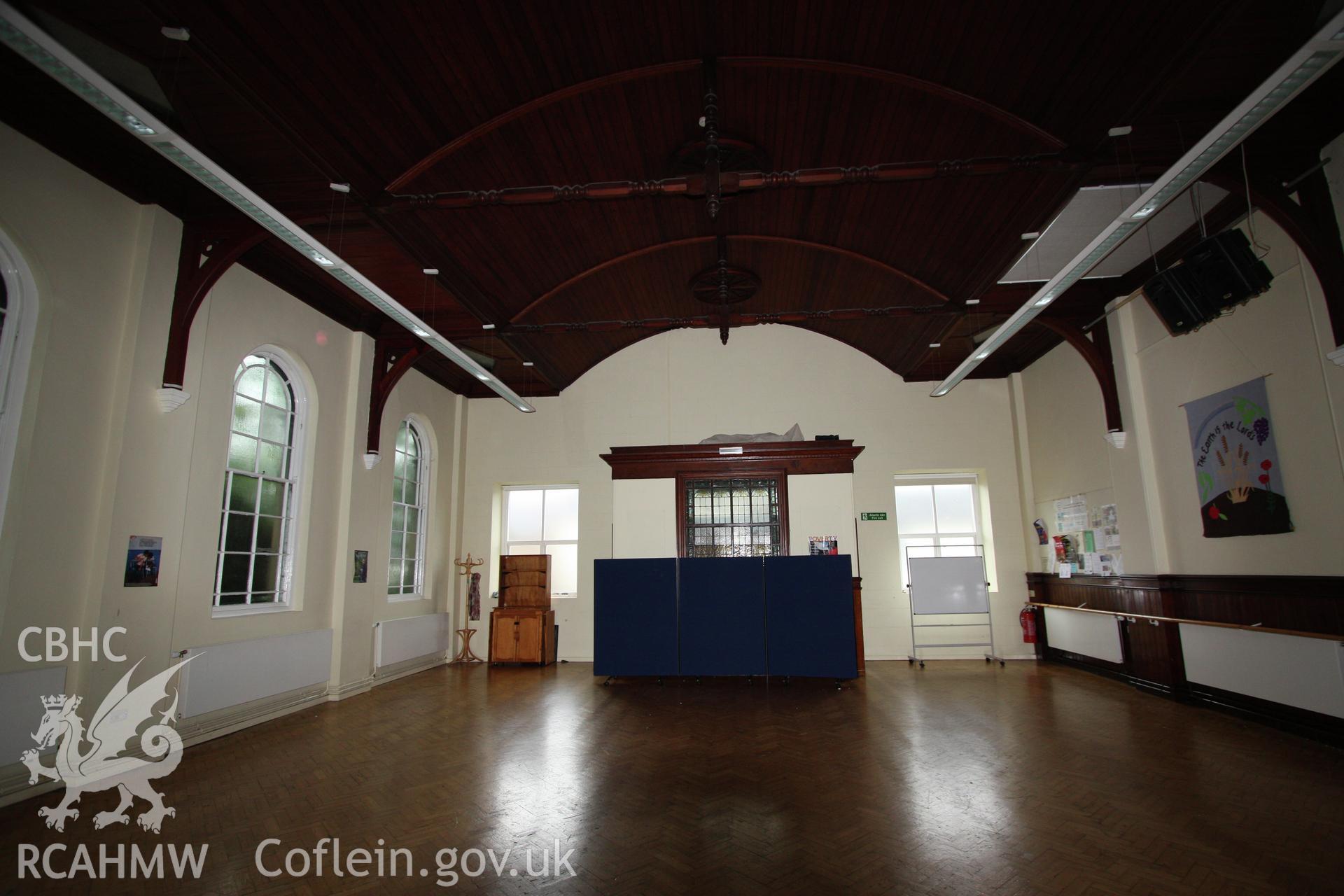 Internal view of chapel hall