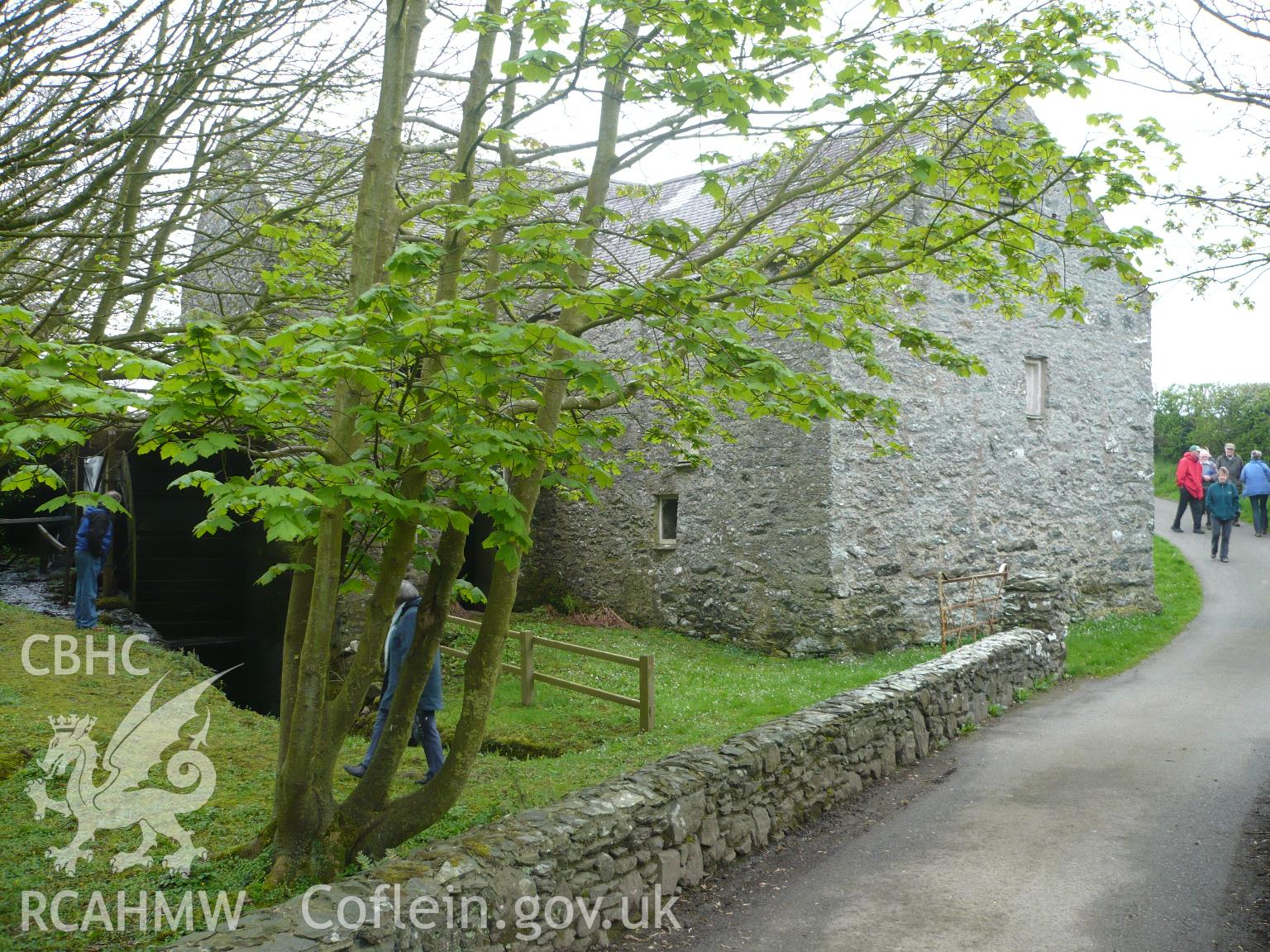 View of Melin Hywel from the northeast, taken by Brian Malaws on 26 April 2008.