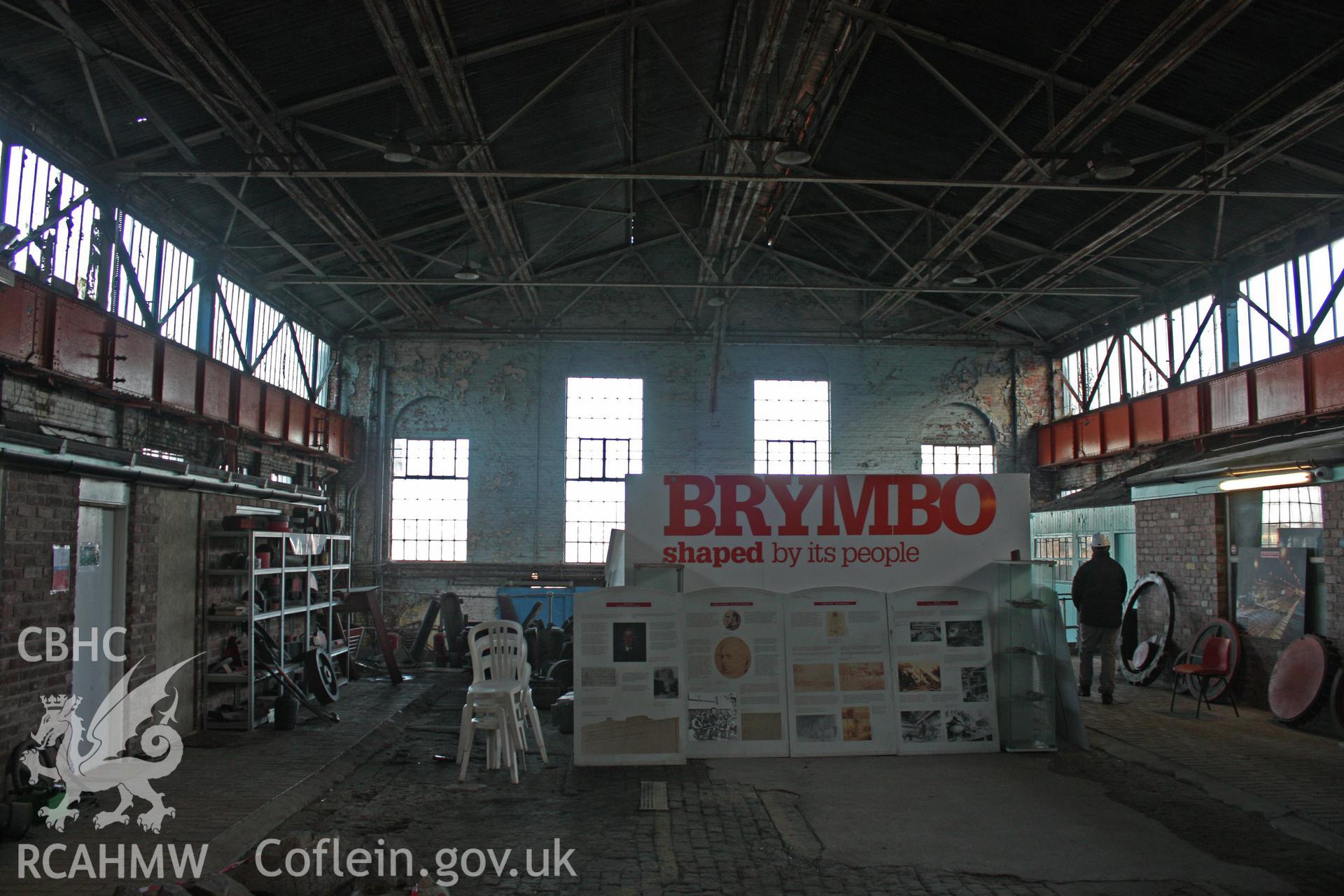 Internal, view toward east end of building