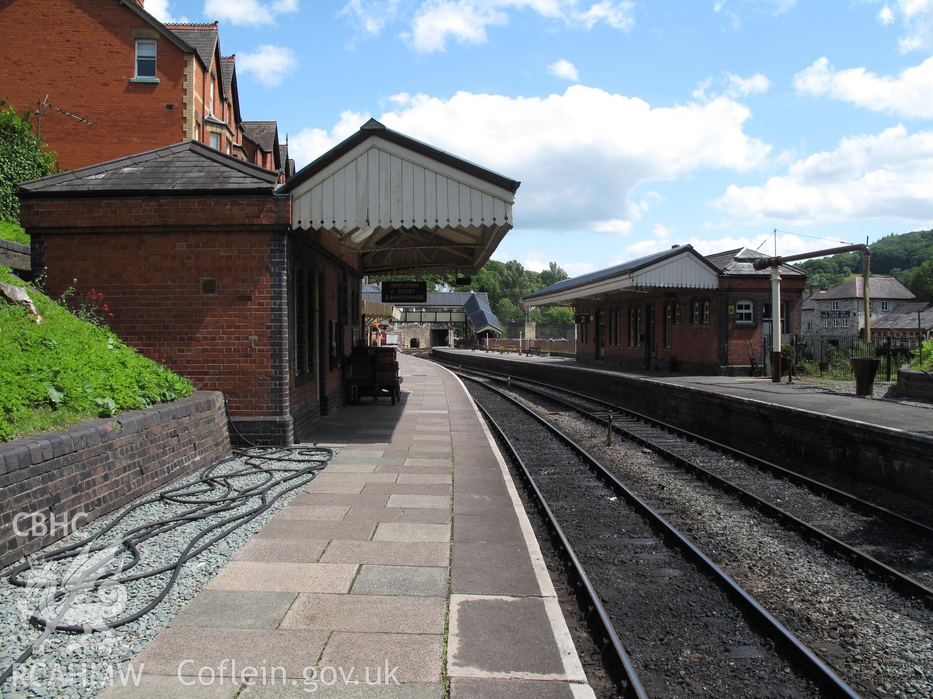 Llangollen Railway Station from the west.